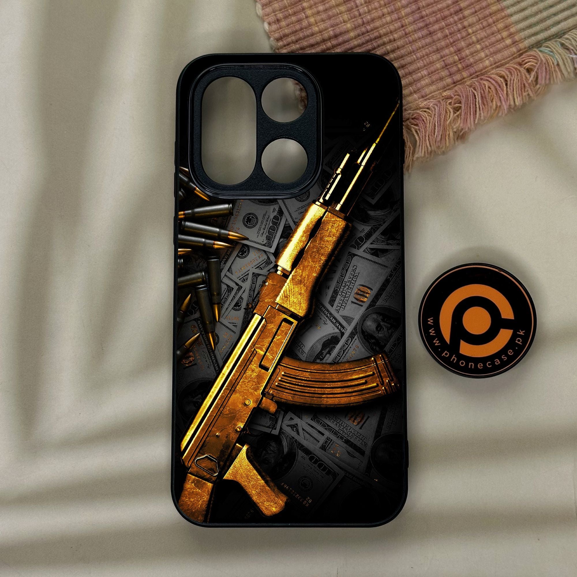 OnePlus 15 - Dollar Design 6 - Premium Metal Printed Soft Bumper Shock Proof Case