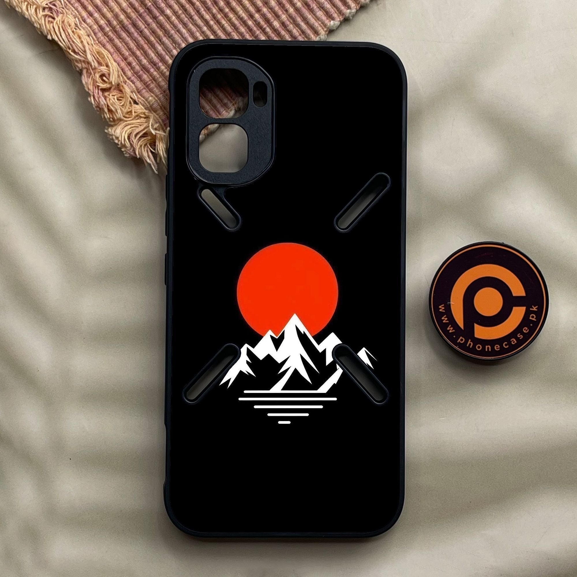 Infinix GT 50 Pro - Minimalistic Design 2 - Premium Metal Printed Soft Bumper Shock Proof Case