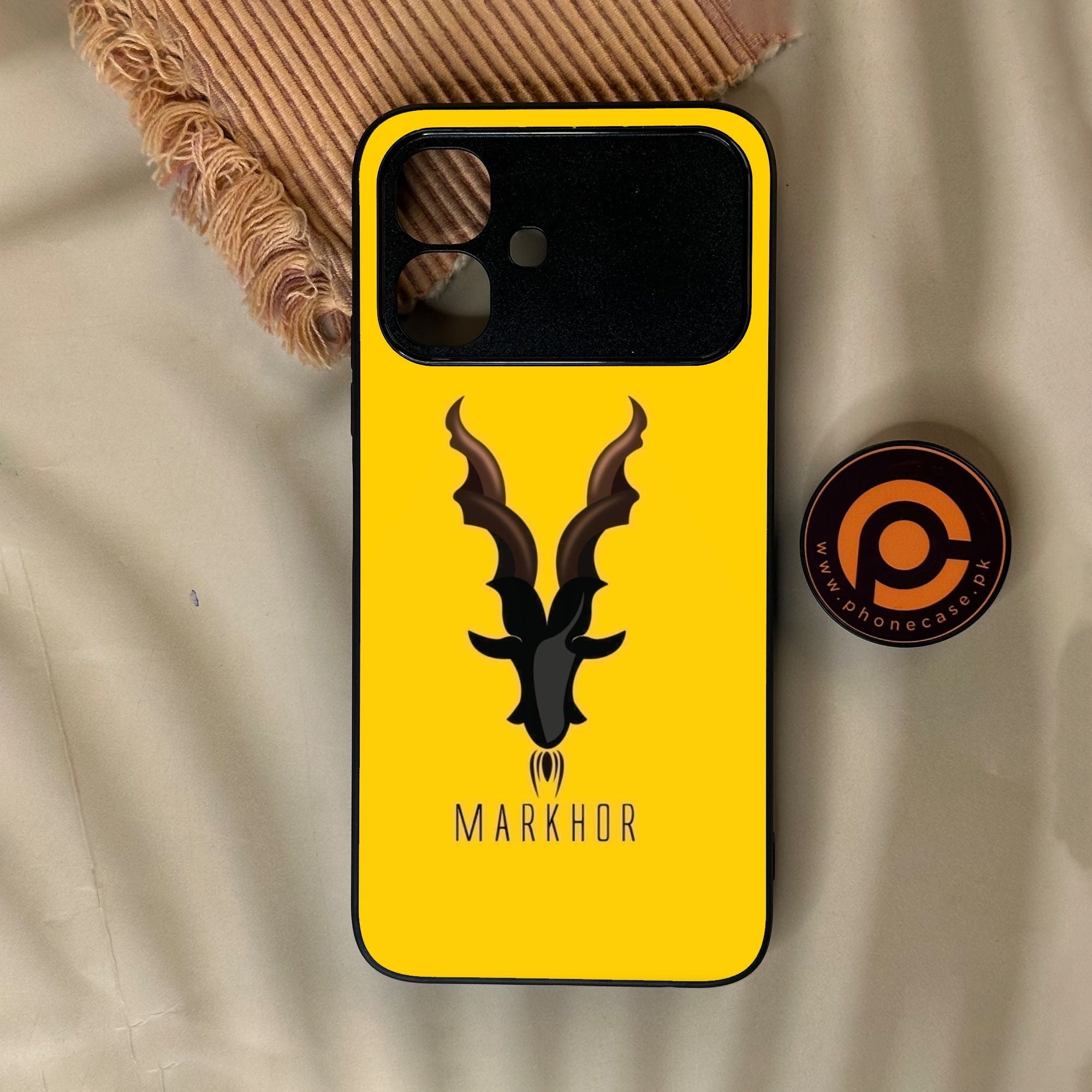 Infinix Smart 20 - Markhor Design 1 - Premium Metal Printed Soft Bumper Shock Proof Case