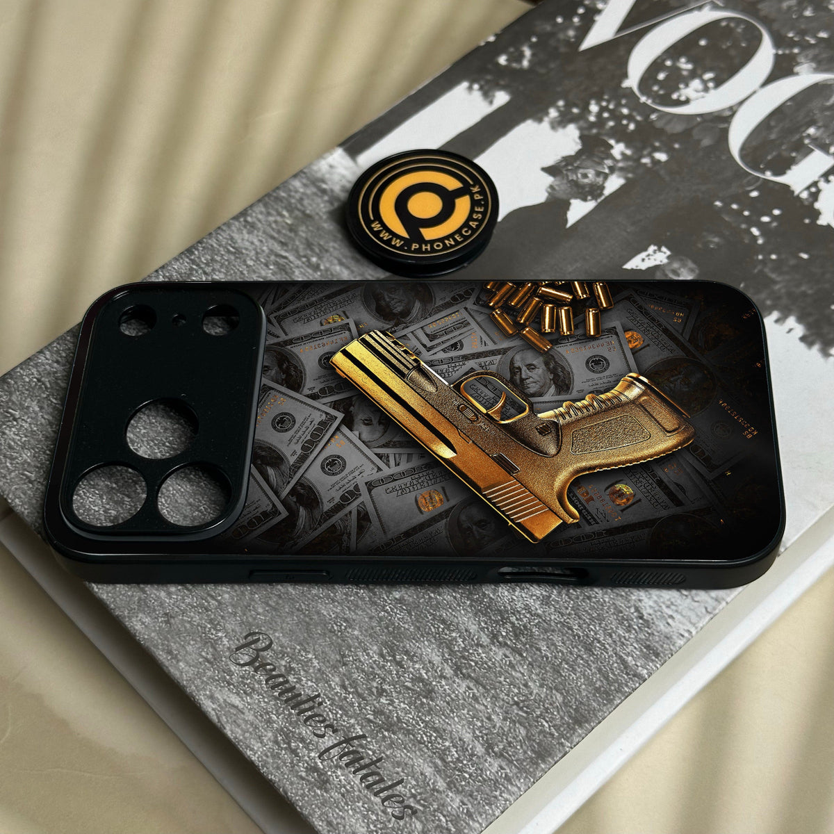 Iphone 18 Pro Max - Dollar Design 7 - Premium Metal Printed Soft Bumper Shock Proof Case