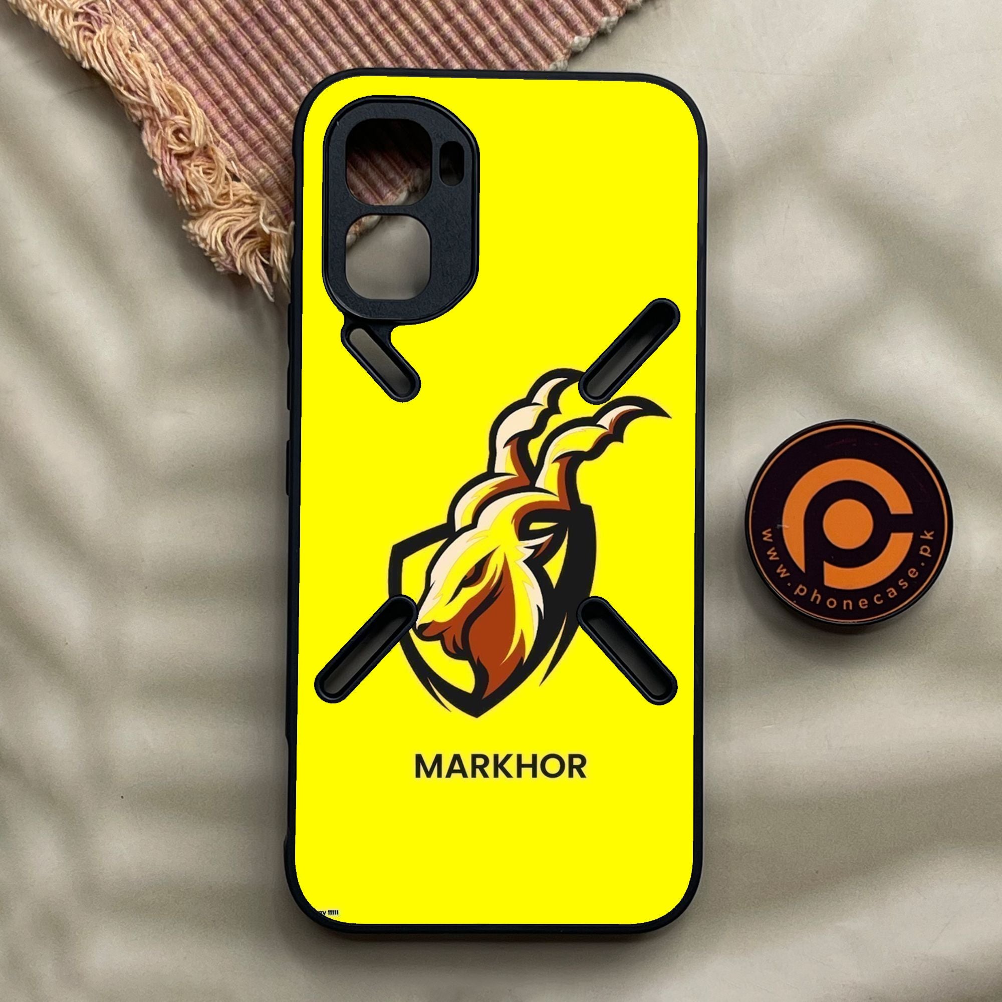 Infinix GT 50 Pro - Markhor Design 8 - Premium Metal Printed Soft Bumper Shock Proof Case