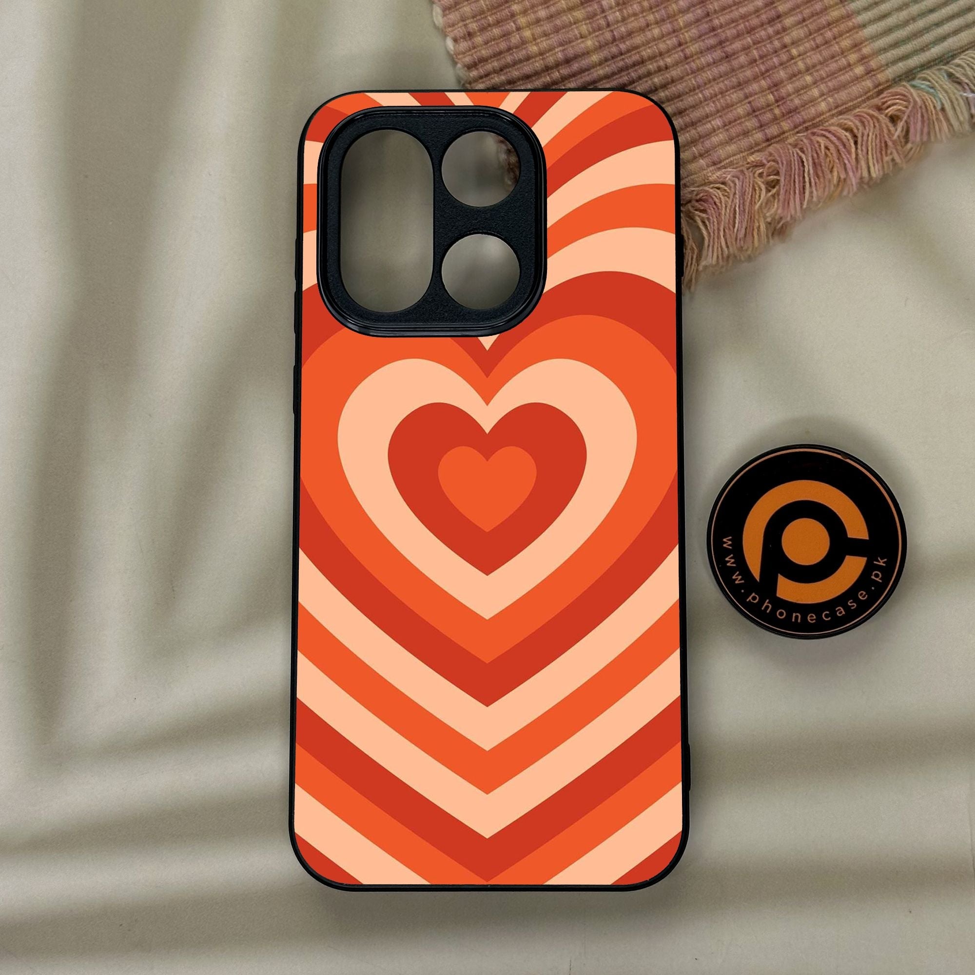 OnePlus 15 - Heartbeat Design 9 - Premium Metal Printed Soft Bumper Shock Proof Case