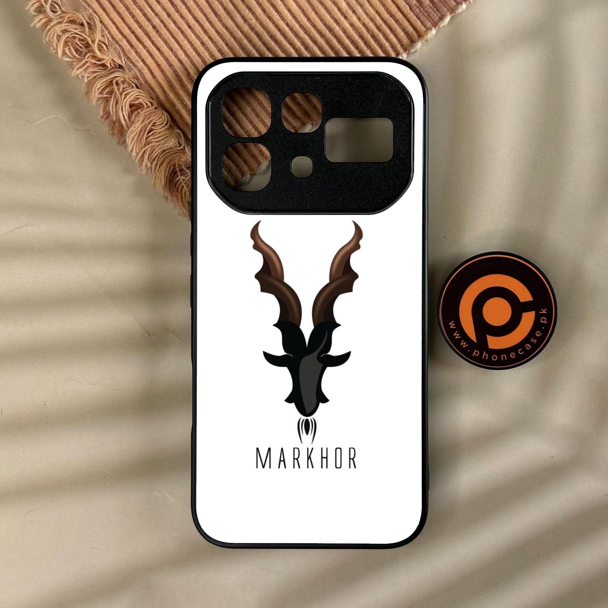 Infinix Note 60 Pro - Markhor Design 2 - Premium Metal Printed Soft Bumper Shock Proof Case