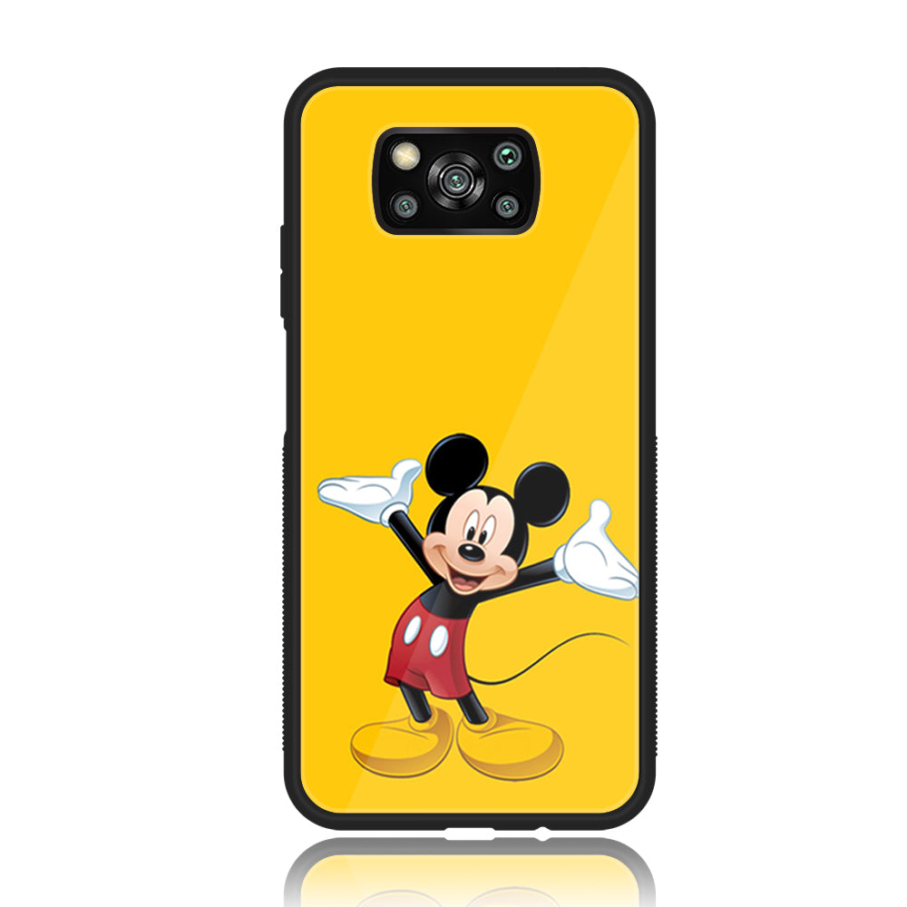 Xiaomi Poco X3 - Cartoon Series - Premium Printed Glass soft Bumper shock Proof Case
