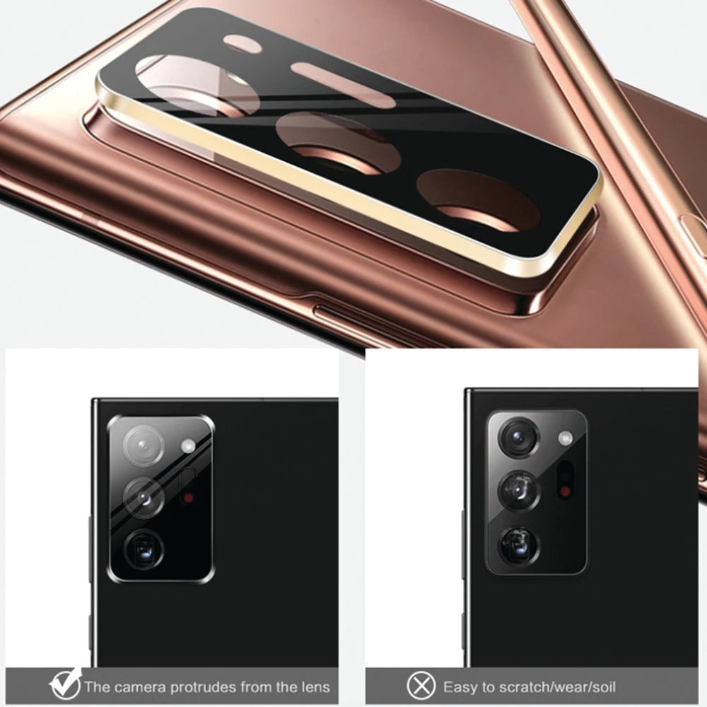 Samsung Galaxy A57 - HD Clear 9H Black Bordered Camera Lens Glass Protector