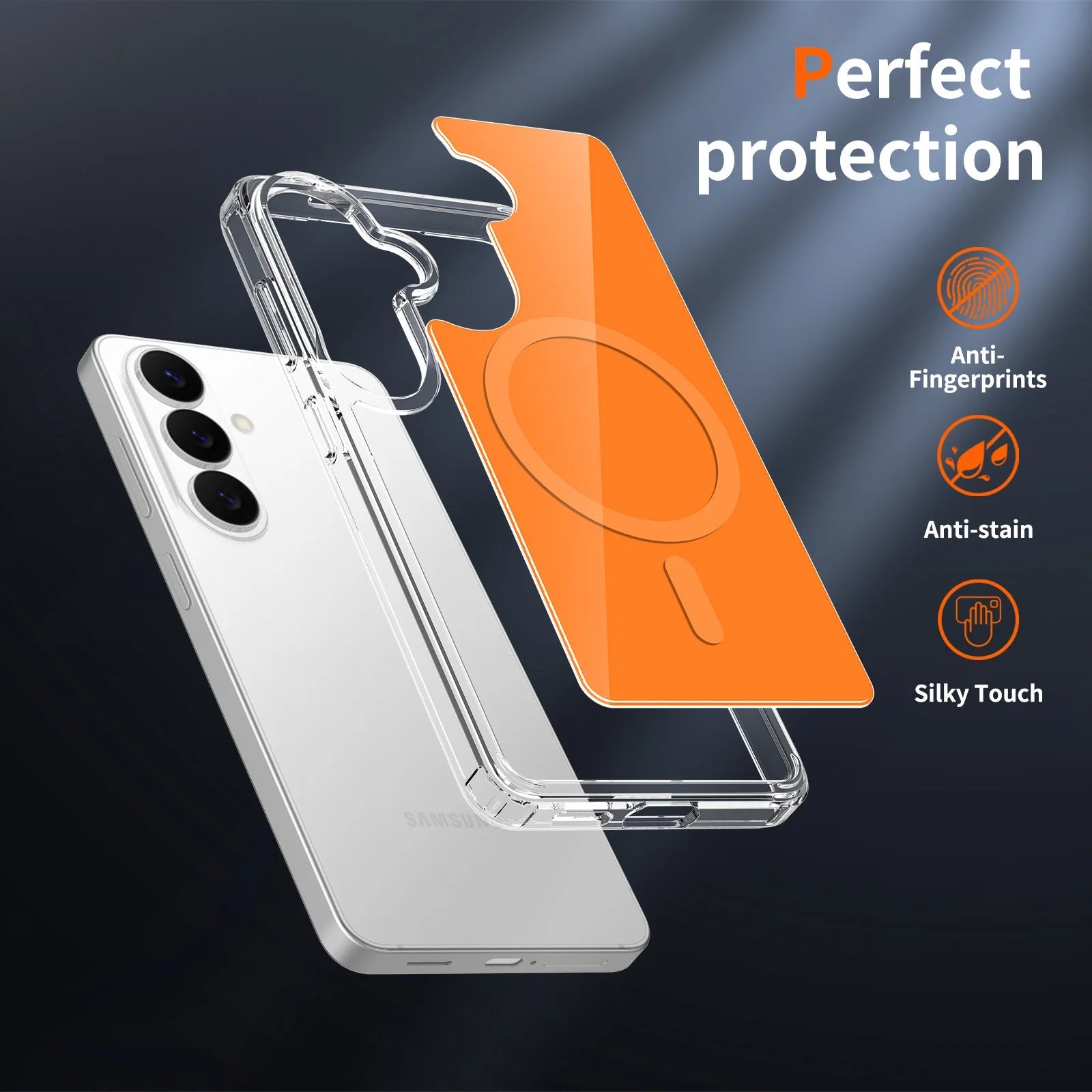 Galaxy S26 - Air Shield Ultra Clear Protective MagSafe Case with Shockproof Edges