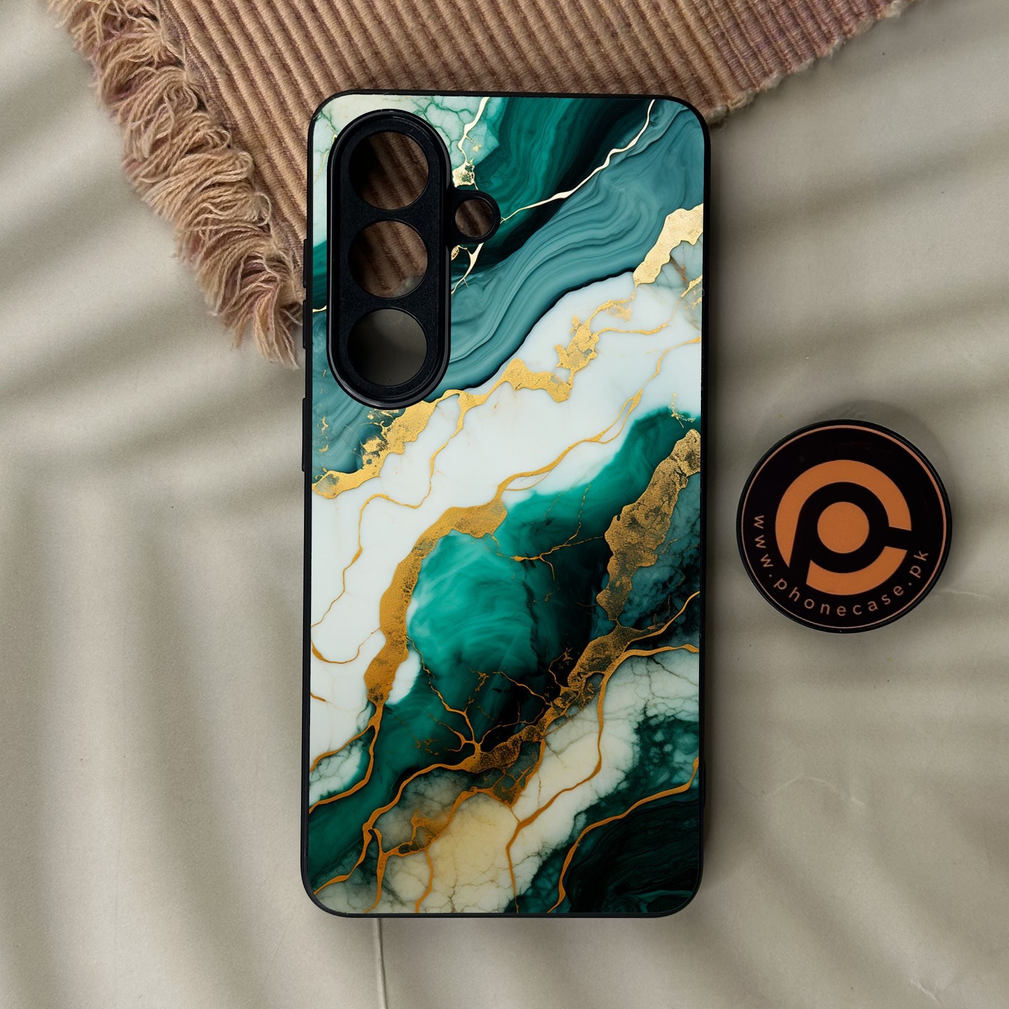 Galaxy S26 - Liquid 2.0 Design 3 - Premium Metal Printed Soft Bumper Shock Proof Case
