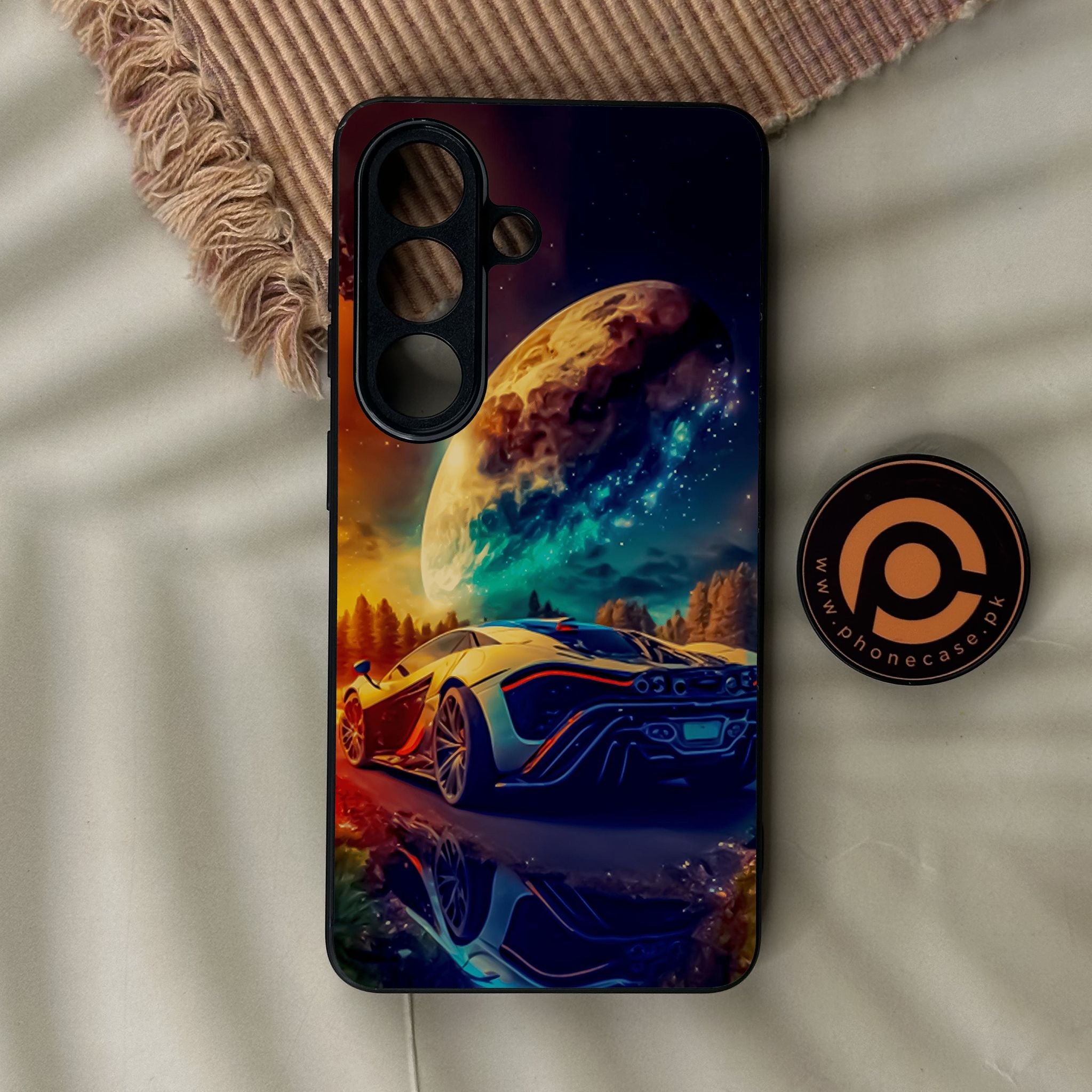 Galaxy S26 - Racing Design 5 - Premium Metal Printed Soft Bumper Shock Proof Case