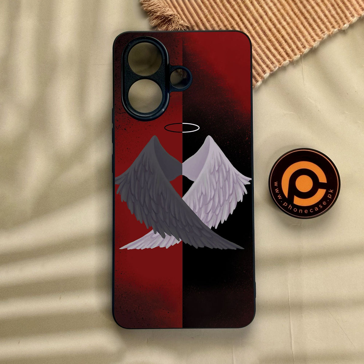 Vivo V60 Lite  - Angel 2.0 Design 7 - Premium Metal Printed Soft Bumper Shock Proof Case