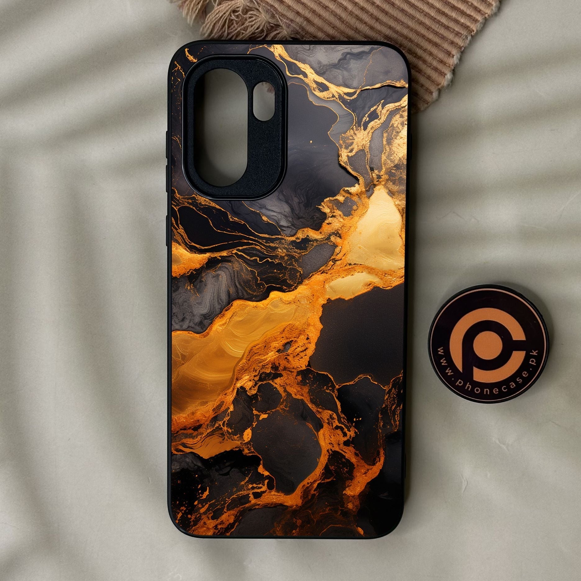 OnePlus 15R - Liquid 2.0 Design 4 - Premium Metal Printed Soft Bumper Shock Proof Case