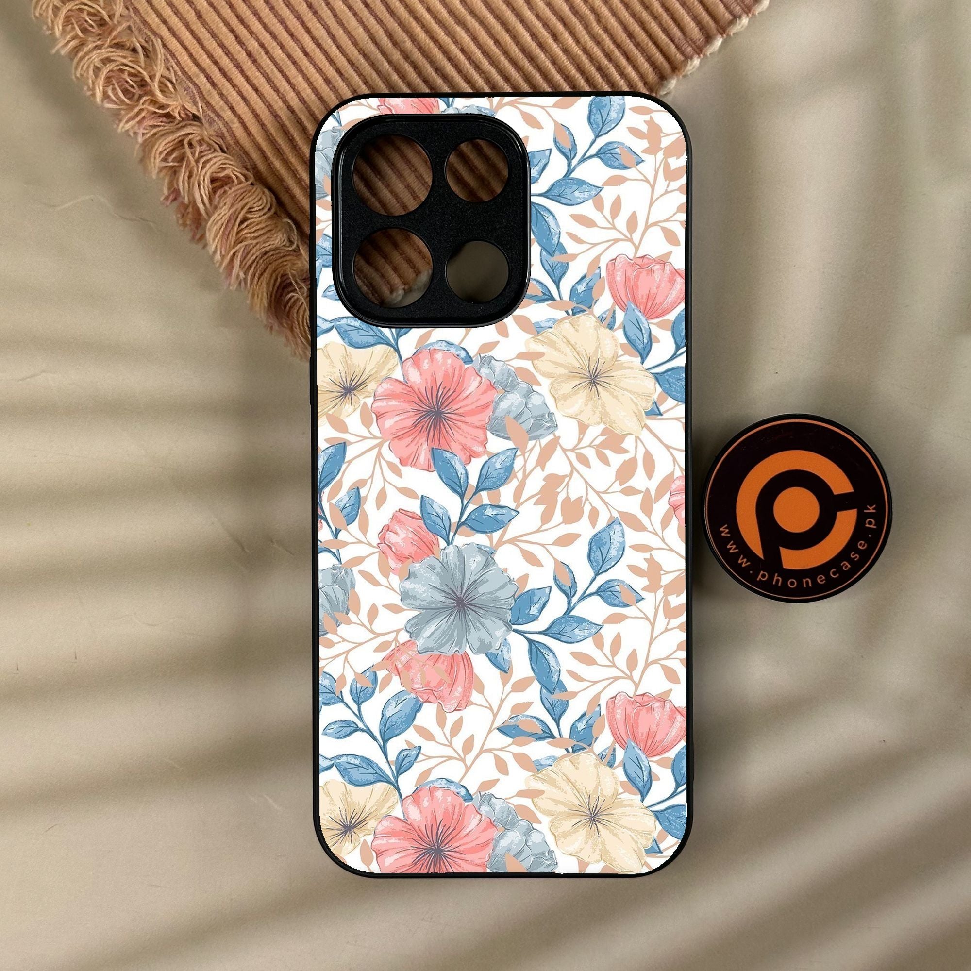 OnePlus Turbo 6 - Seamless Flower - Premium Metal Printed Soft Bumper Shock Proof Case