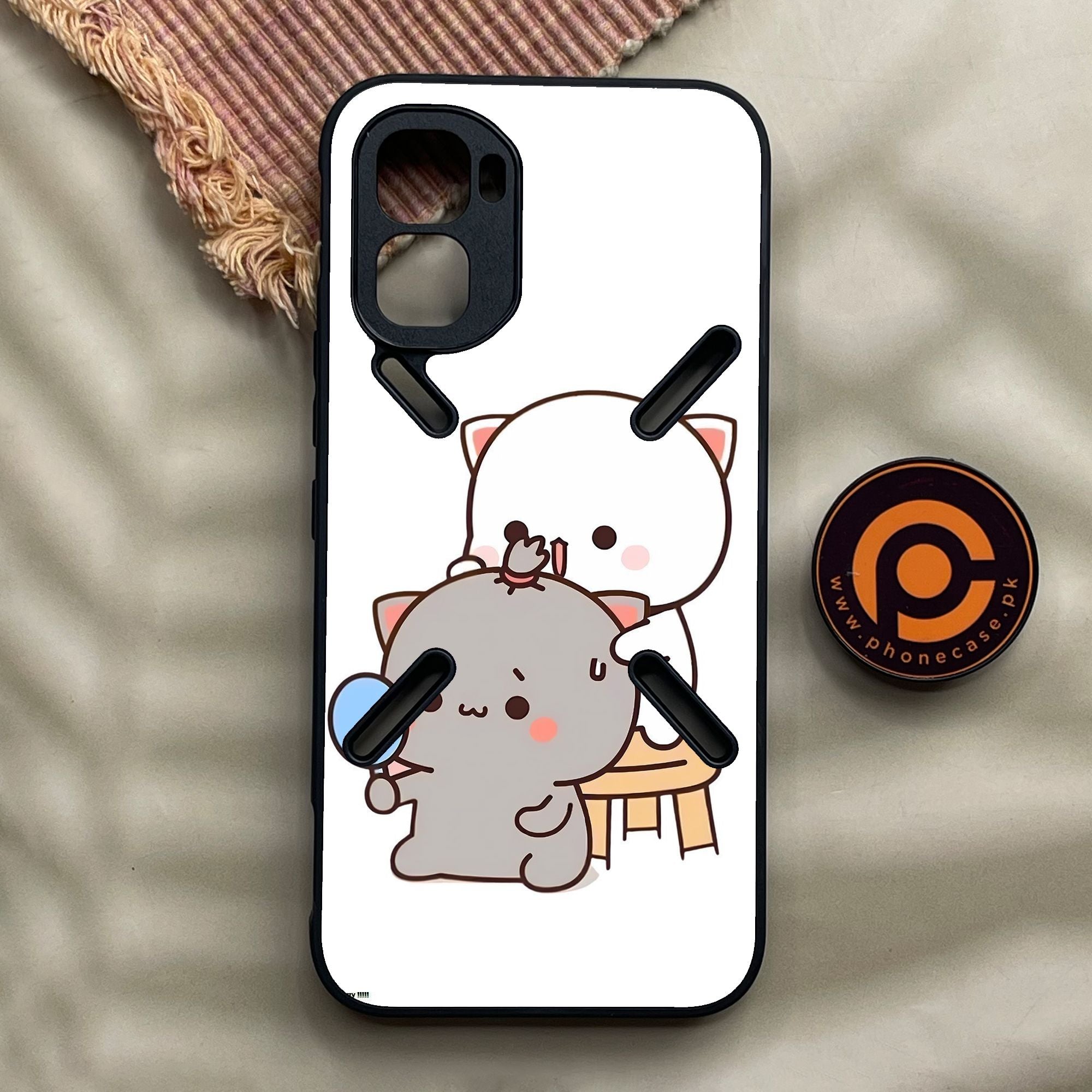 Infinix GT 50 Pro - Cute Bubu Dudu Design 7 - Premium Metal Printed Soft Bumper Shock Proof Case