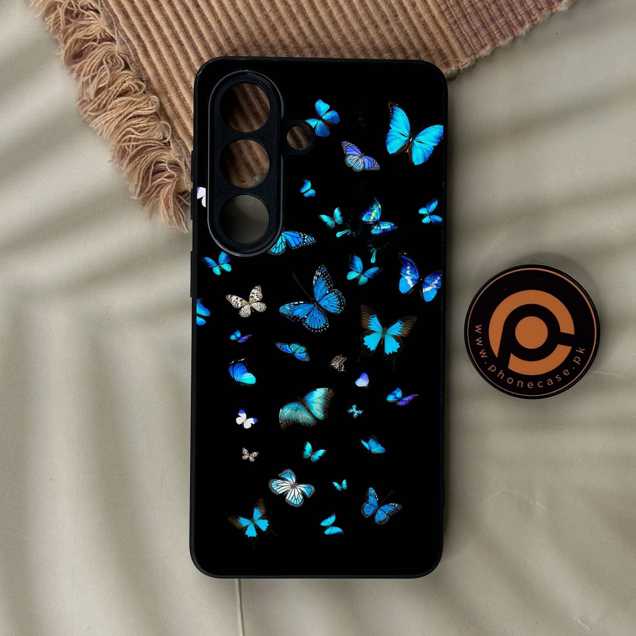Galaxy S26 - Butterflies Design 4 - Premium Metal Printed Soft Bumper Shock Proof Case