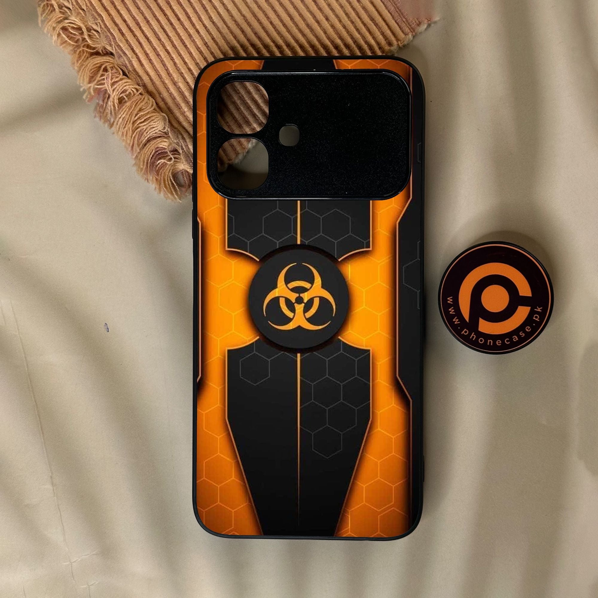 Infinix Smart 20 - Biohazard Design 2 - Premium Metal Printed Soft Bumper Shock Proof Case