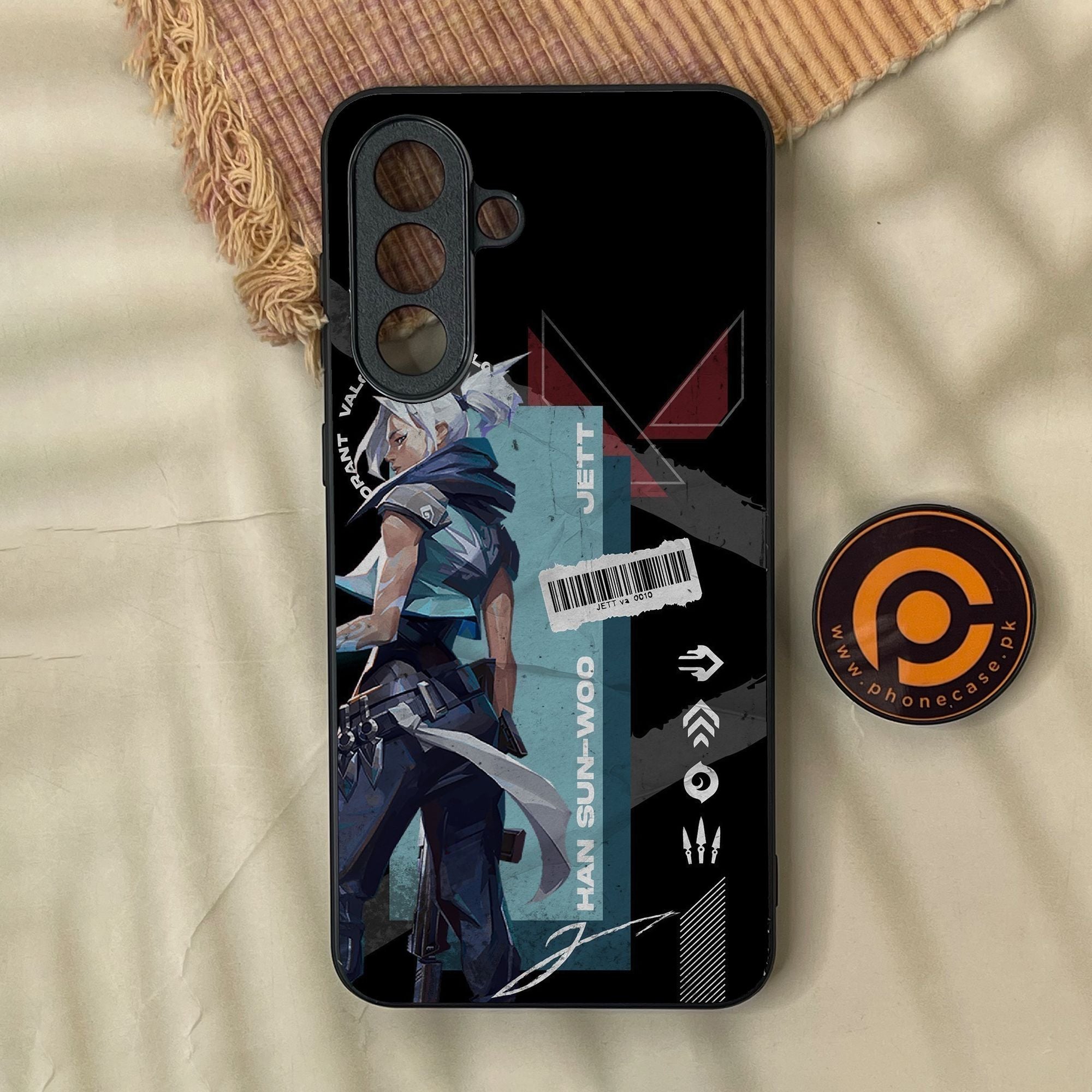 Samsung Galaxy A37 - Battle-Ready Design 4 - Premium Metal Printed Soft Bumper Shock Proof Case
