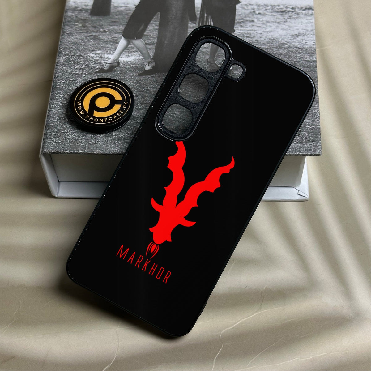 Infinix Hot 70 Pro - Markhor Design 10 - Premium Metal Printed Soft Bumper Shock Proof Case