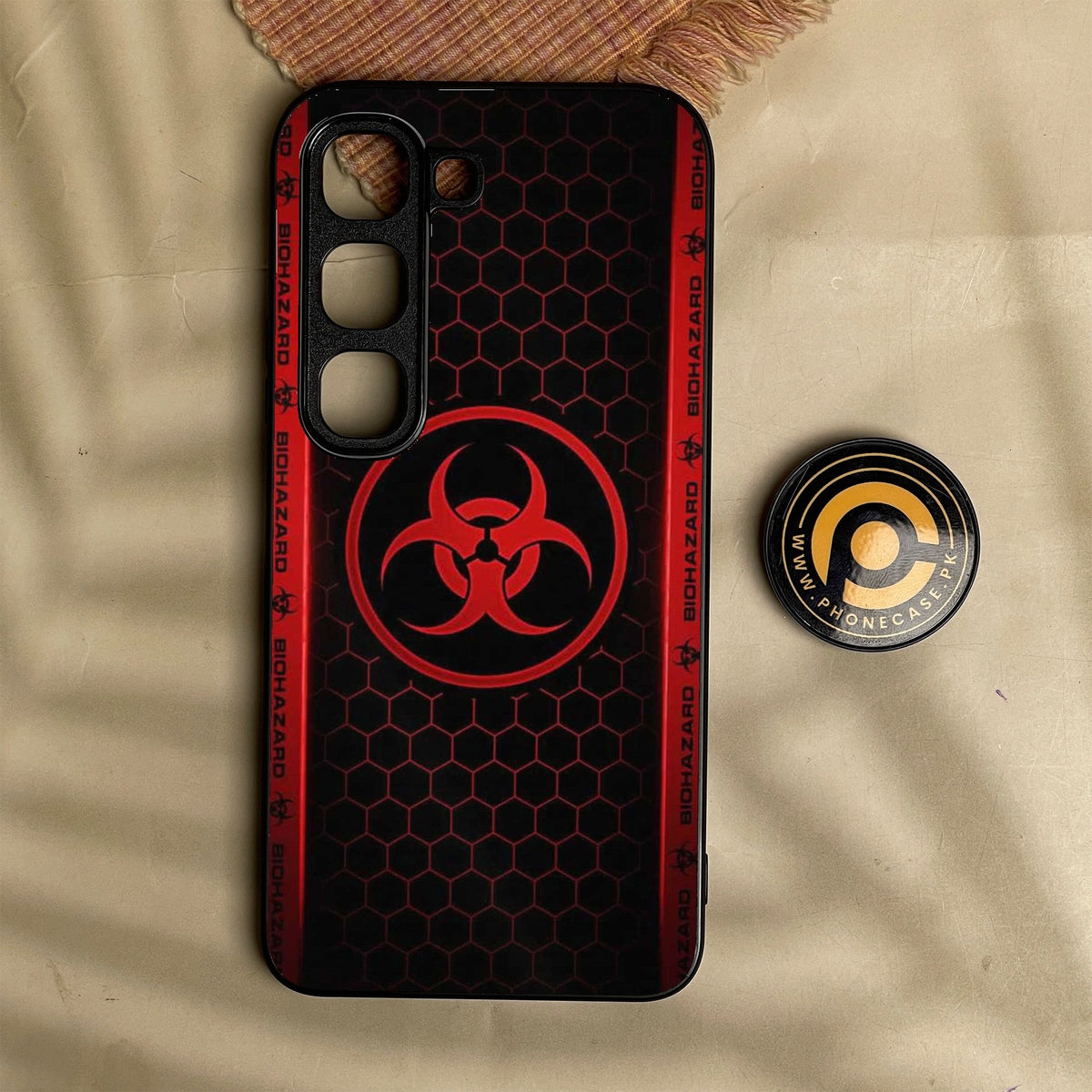 Infinix Hot 70 Pro - Biohazard Design 5 - Premium Metal Printed Soft Bumper Shock Proof Case