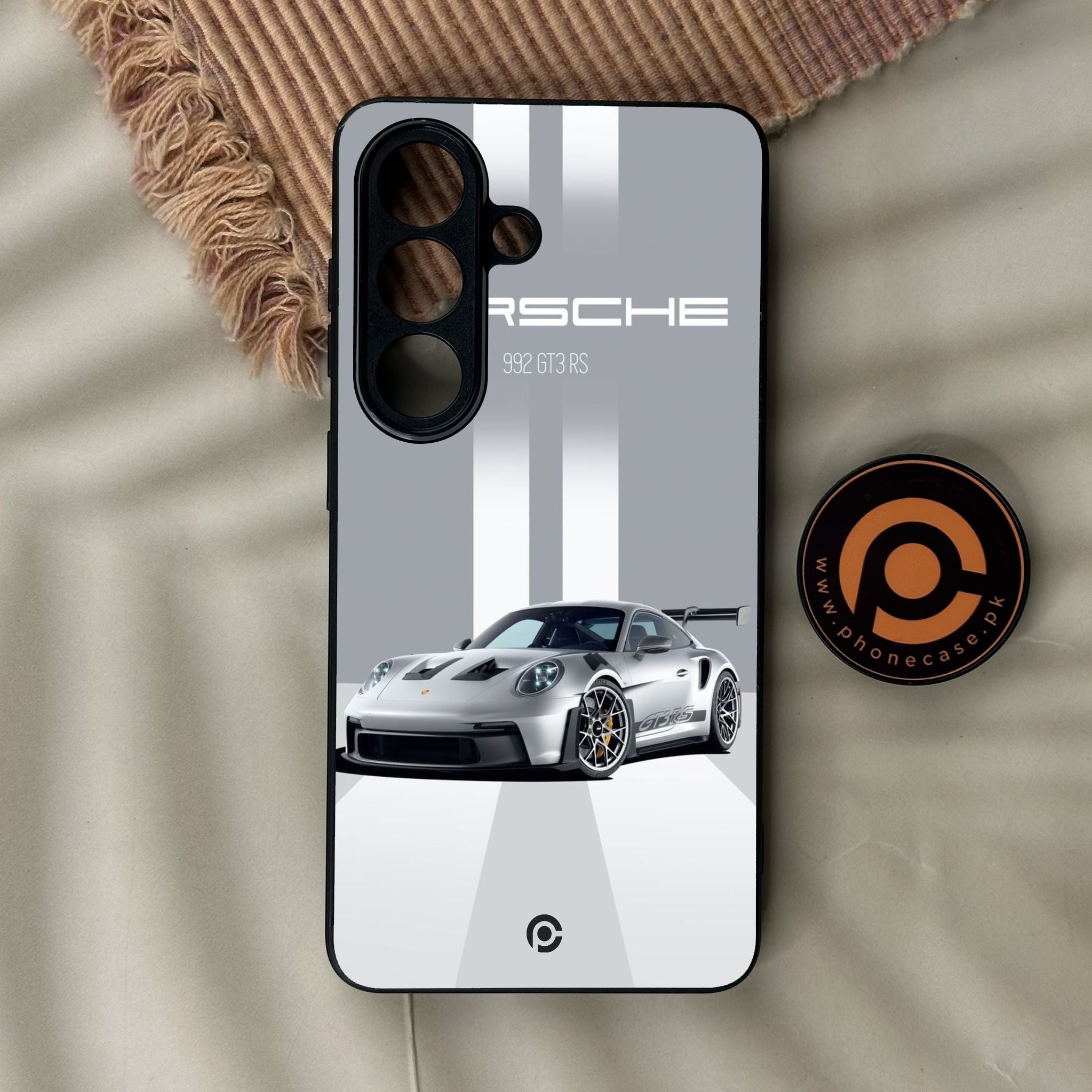 Galaxy S26 - Porsche Gt3 Rs Thrill - Premium Metal Printed Soft Bumper Shock Proof Case
