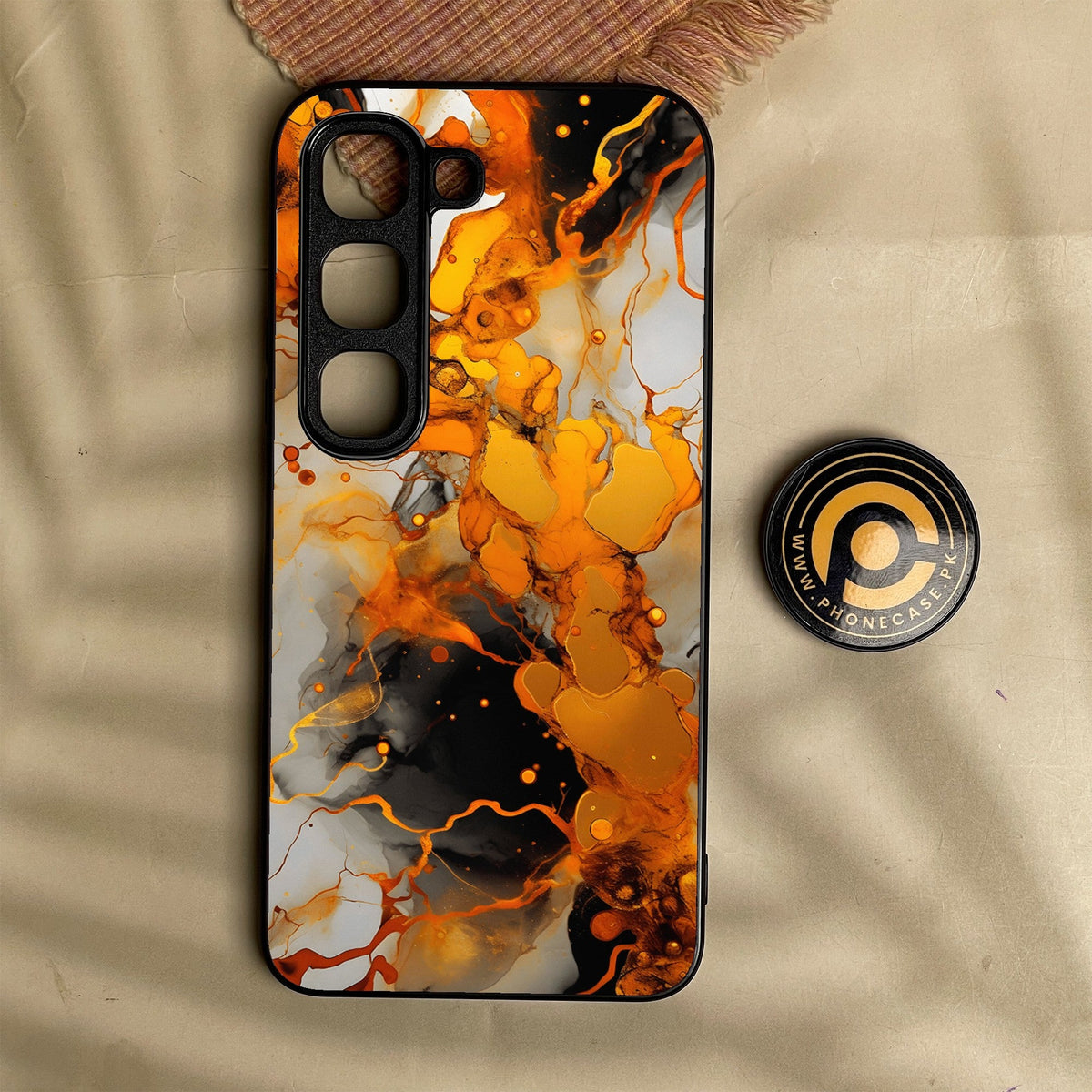 Infinix Hot 70 Pro - Liquid Marble Design 2 - Premium Metal Printed Soft Bumper Shock Proof Case