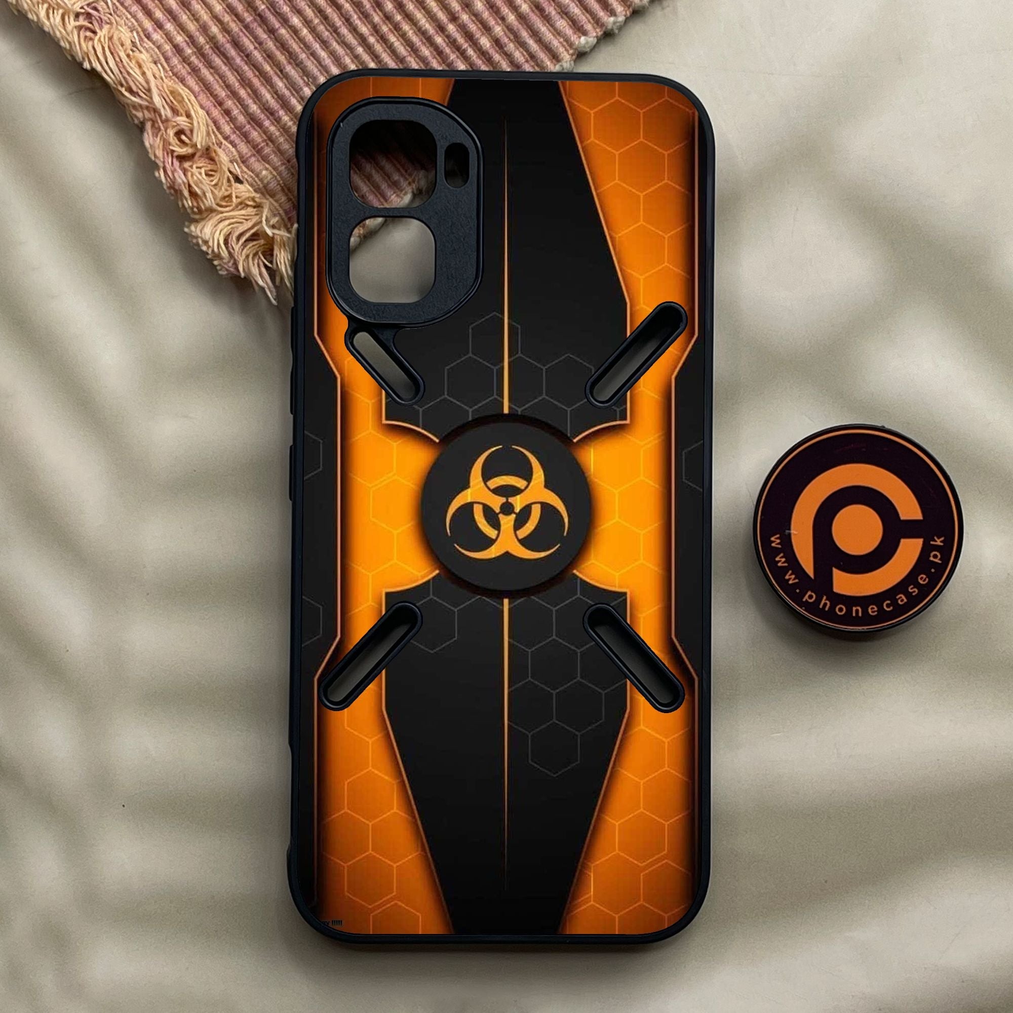 Infinix GT 50 Pro - Biohazard Design 2 - Premium Metal Printed Soft Bumper Shock Proof Case