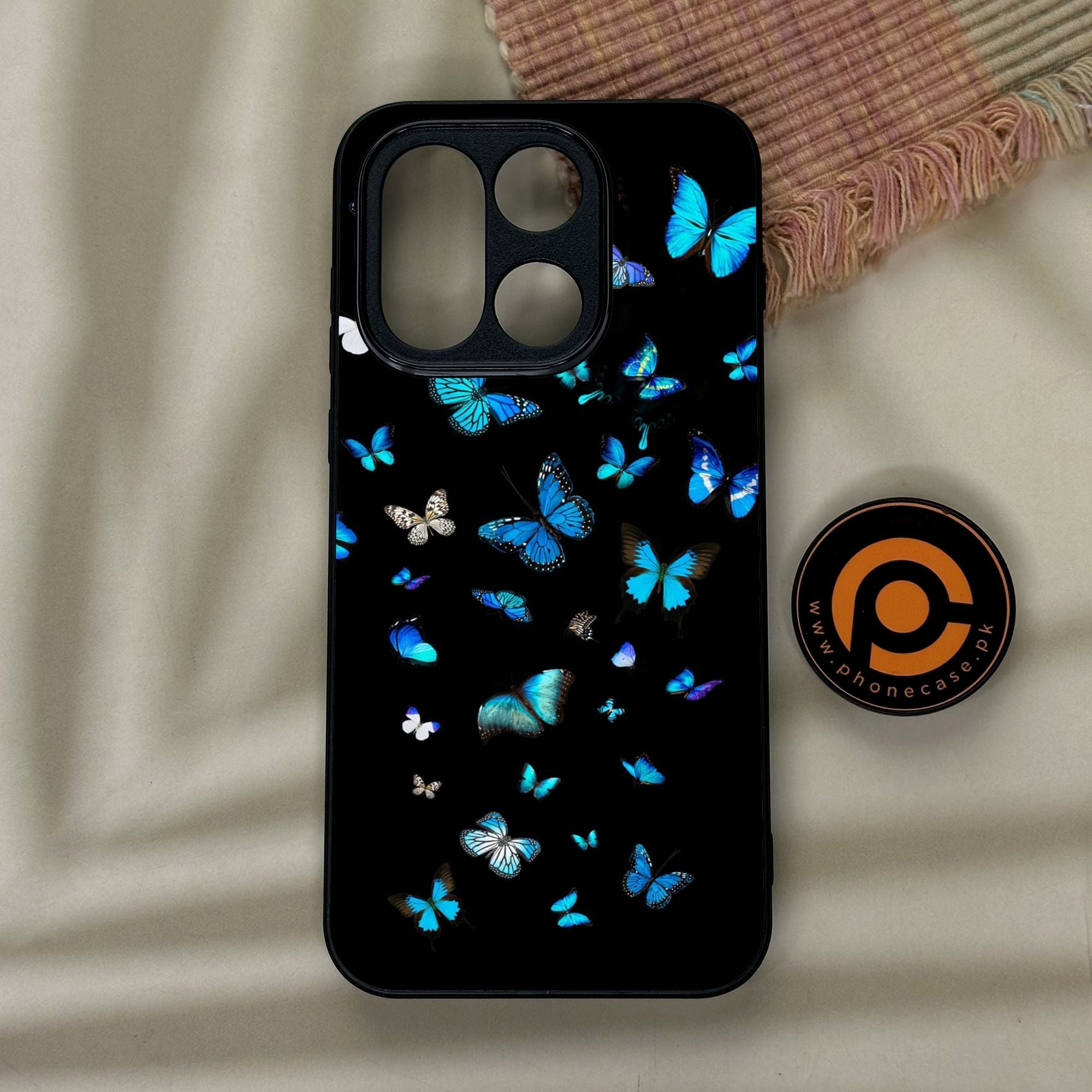 OnePlus 15 - Butterflies Design 4 - Premium Metal Printed Soft Bumper Shock Proof Case