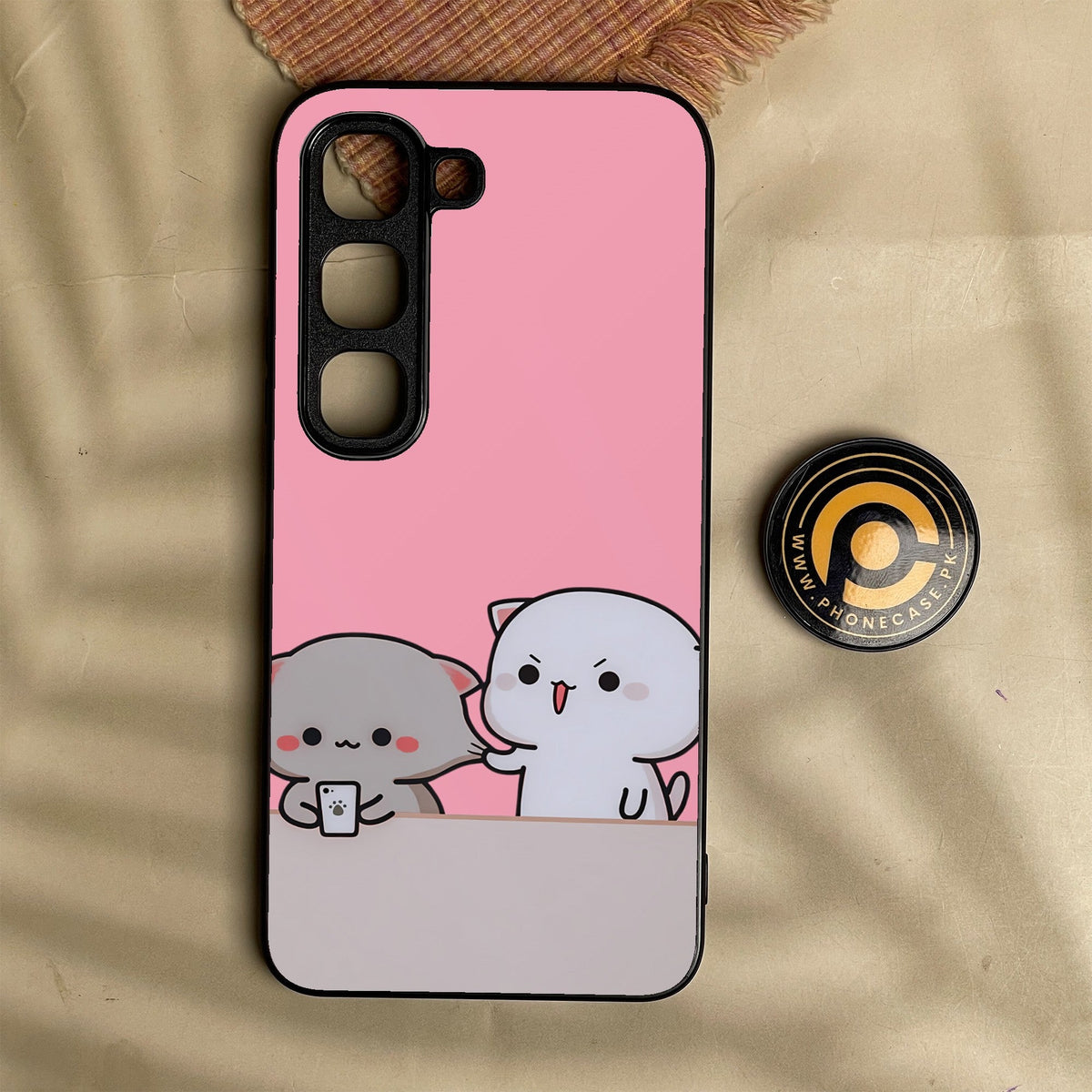 Infinix Hot 70 Pro - Cute Bubu Dudu Design 2 - Premium Metal Printed Soft Bumper Shock Proof Case