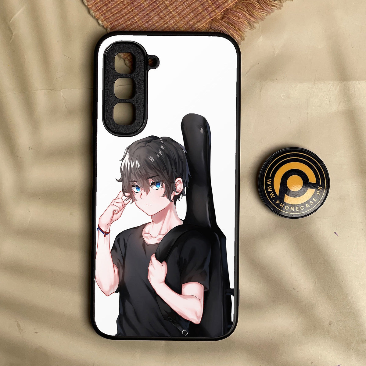 Infinix Hot 70 - Anime Series Design 2 - Premium Metal Printed Soft Bumper Shock Proof Case