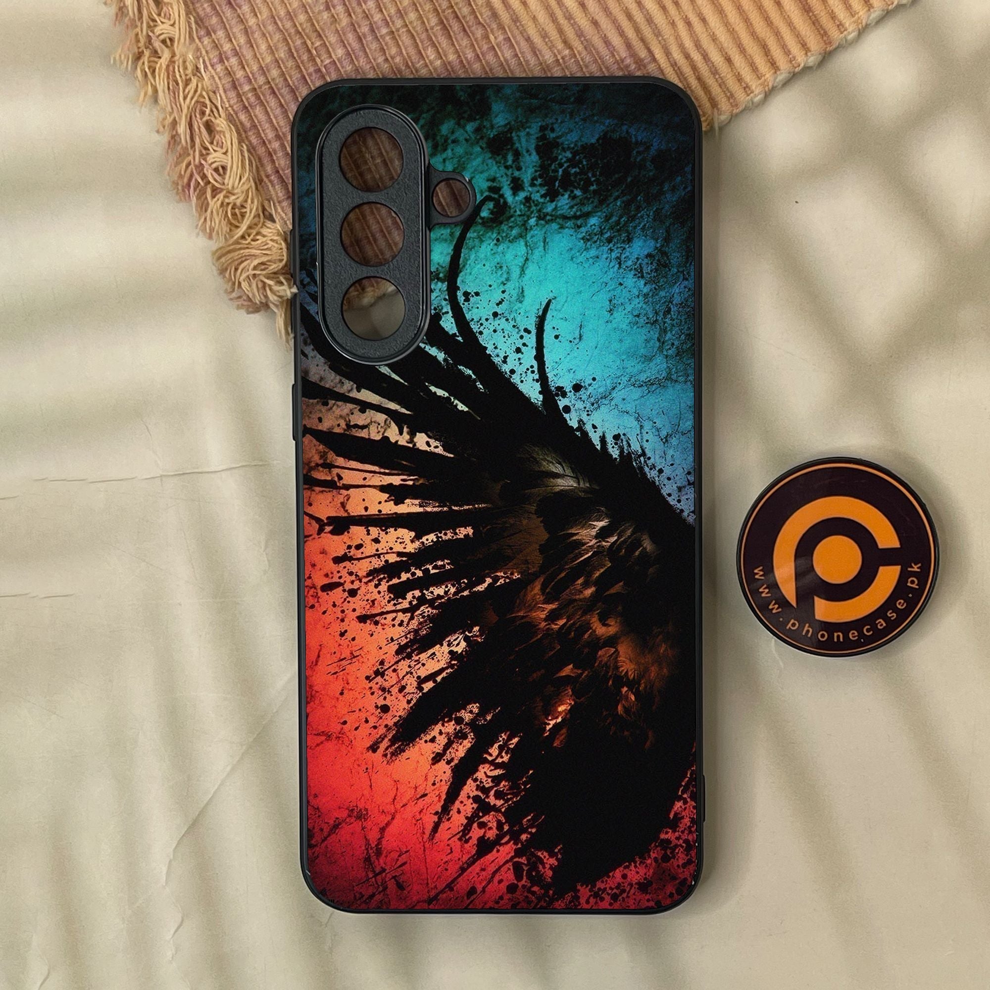 Samsung Galaxy A57 - Angel 2.0 Design 9 - Premium Metal Printed Soft Bumper Shock Proof Case