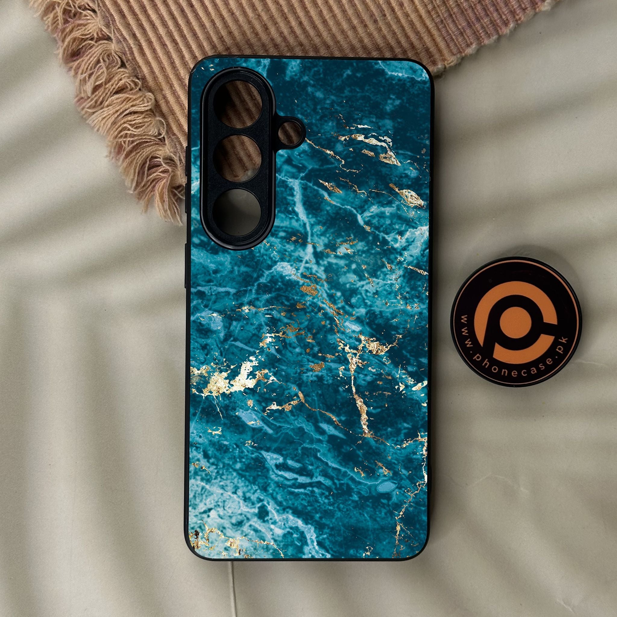 Galaxy S26 - Blue 2.0 Design 1 - Premium Metal Printed Soft Bumper Shock Proof Case