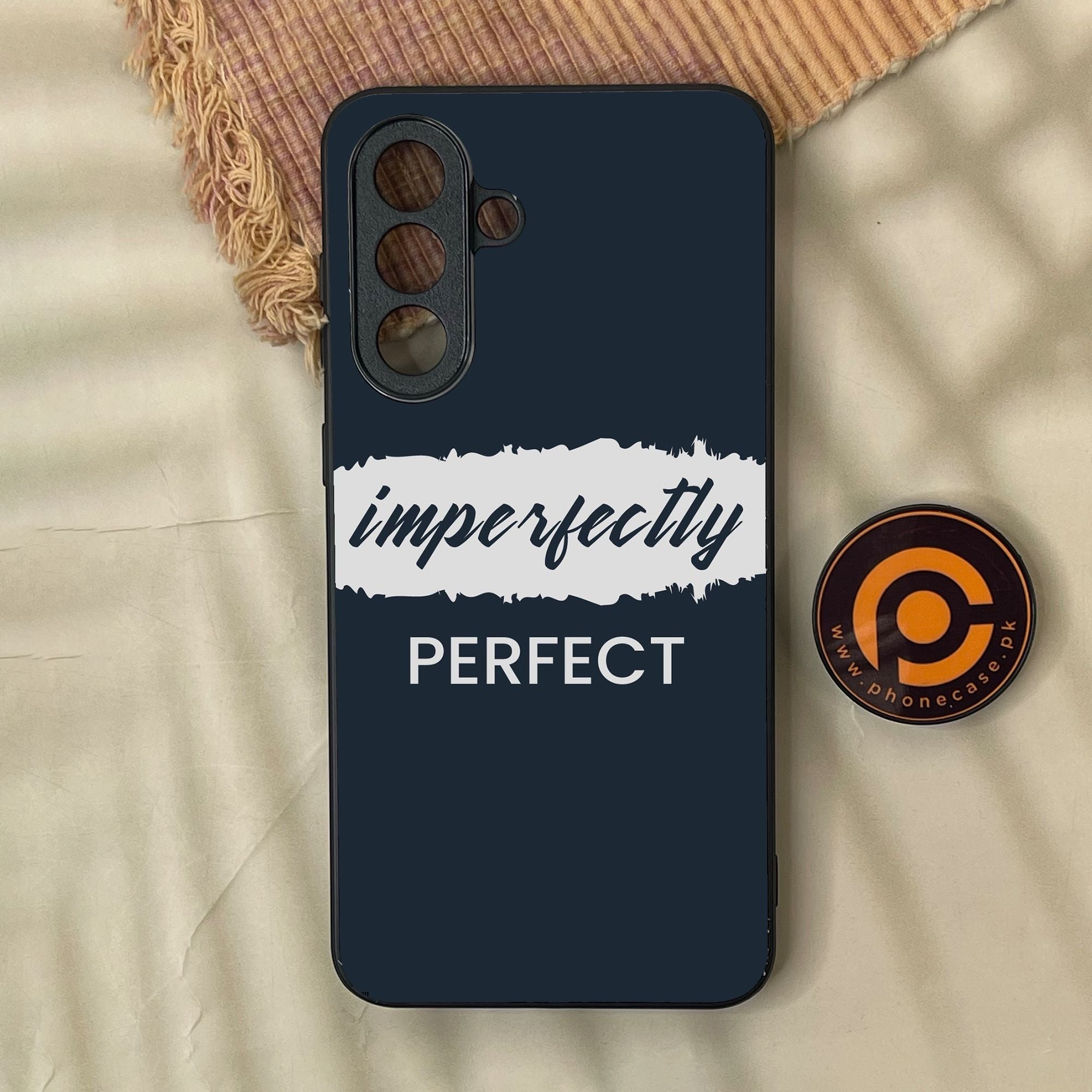 Samsung Galaxy A37 - Imperfectly - Premium Metal Printed Soft Bumper Shock Proof Case