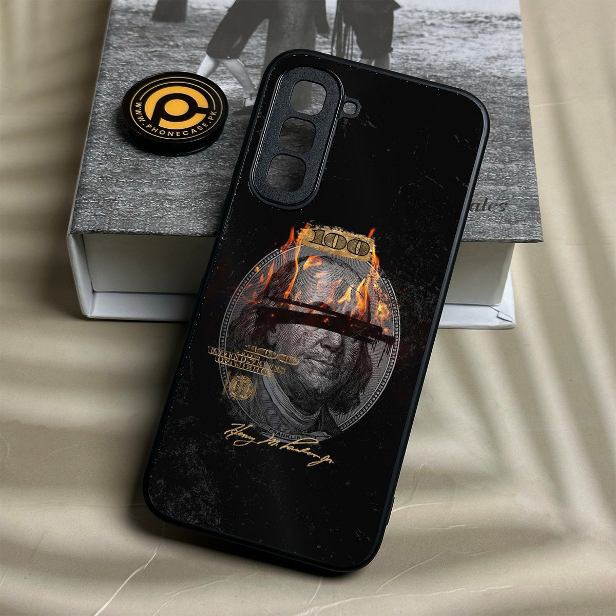 Infinix Hot 70 - Dollar Design 10 - Premium Metal Printed Soft Bumper Shock Proof Case