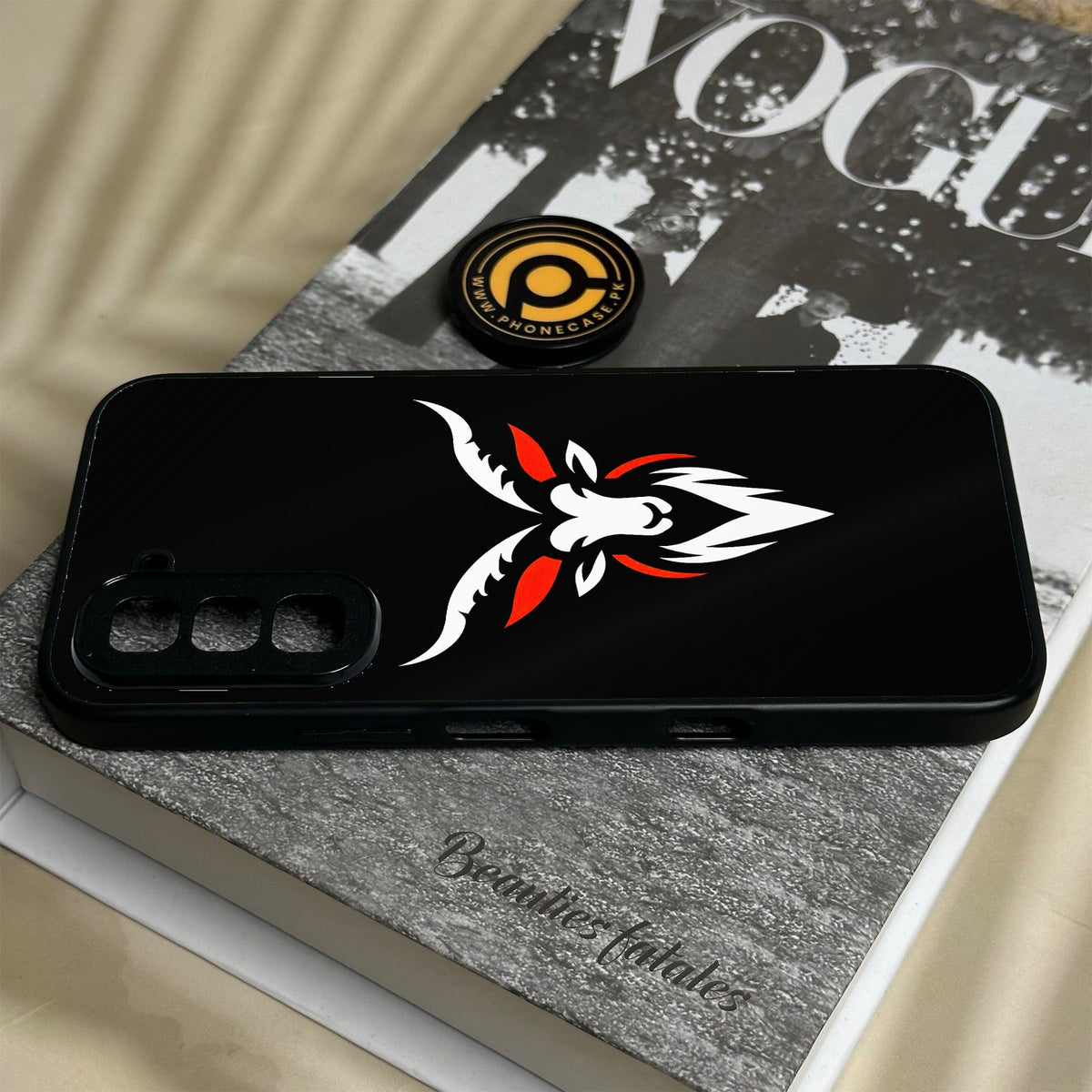 Infinix Hot 70 - Minimalistic Design 4 - Premium Metal Printed Soft Bumper Shock Proof Case