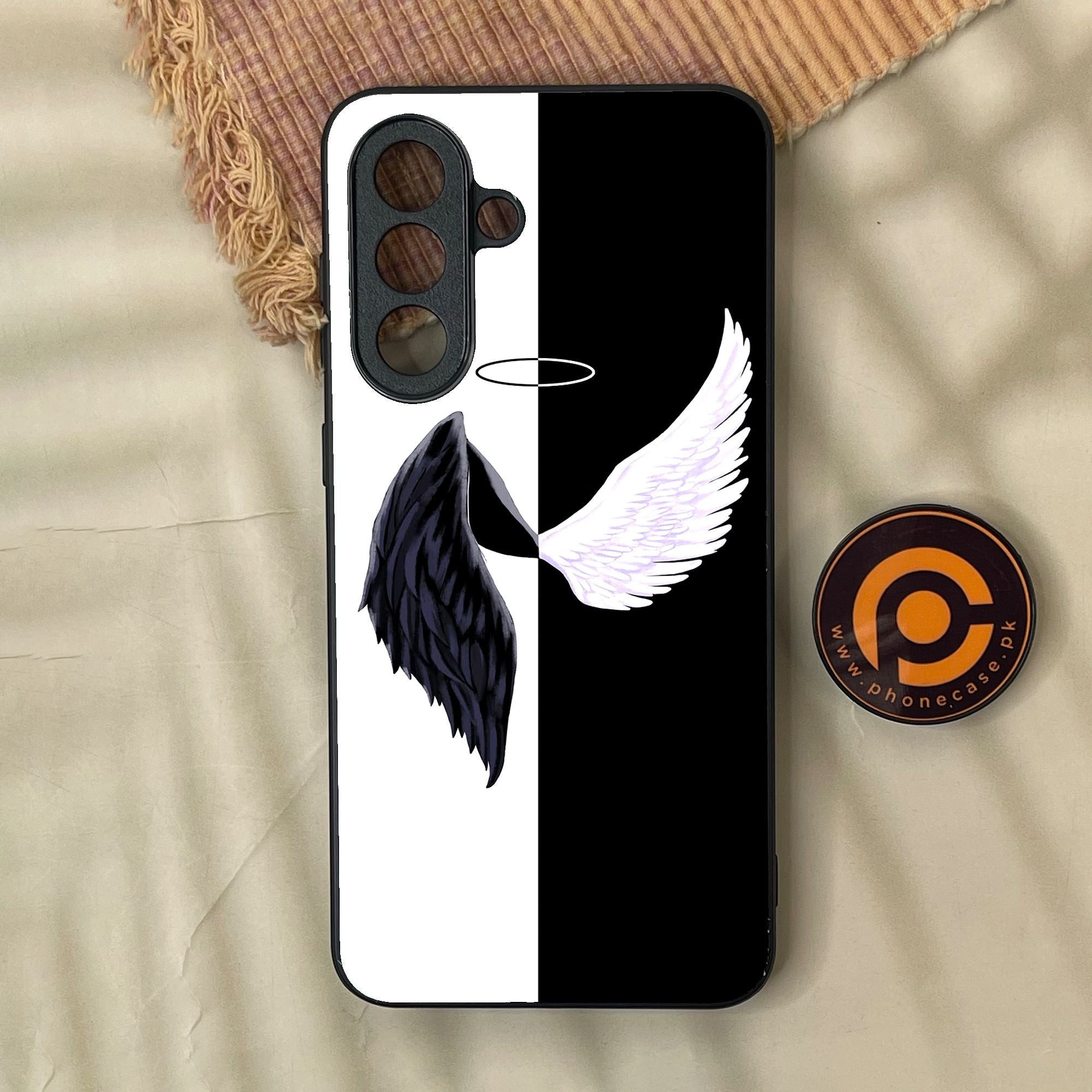 Samsung Galaxy A37 - Angel 2.0 Design 5 - Premium Metal Printed Soft Bumper Shock Proof Case