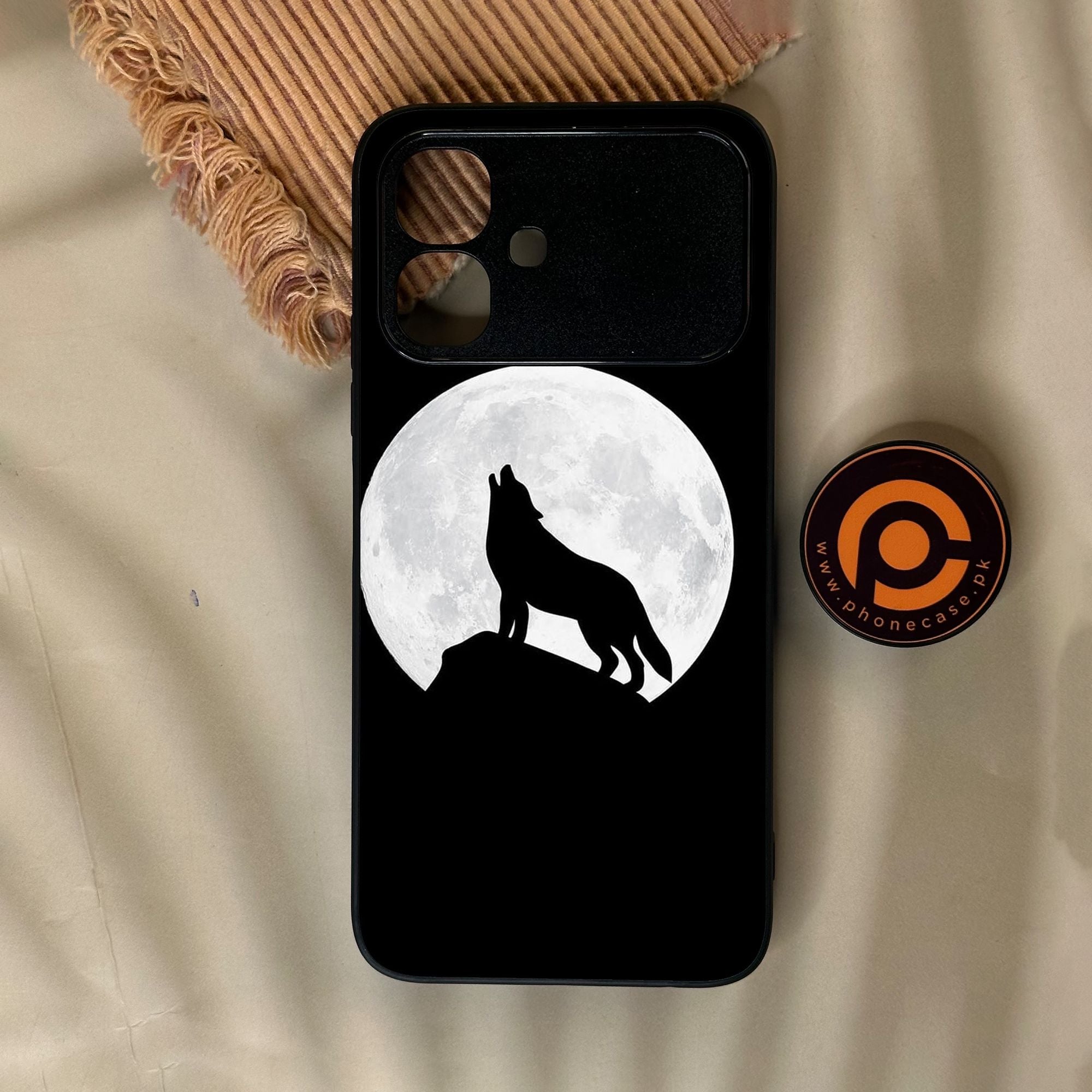 Infinix Smart 20 - Wolf Design 3 - Premium Metal Printed Soft Bumper Shock Proof Case