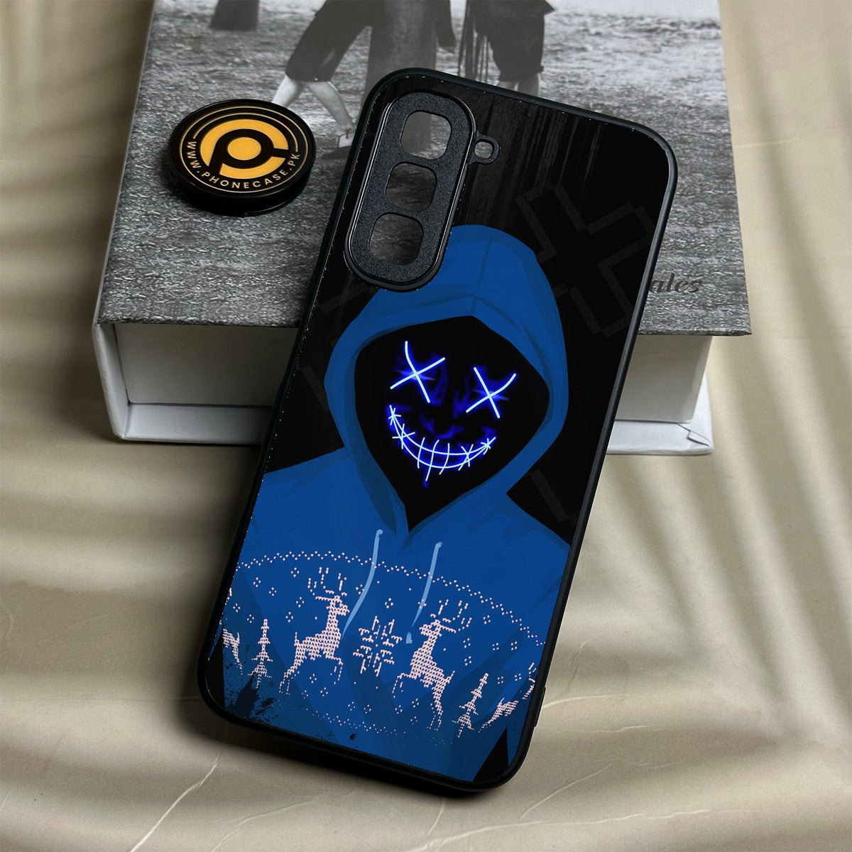 Infinix Hot 70 - Anonymous 2.0 Design 9 - Premium Metal Printed Soft Bumper Shock Proof Case