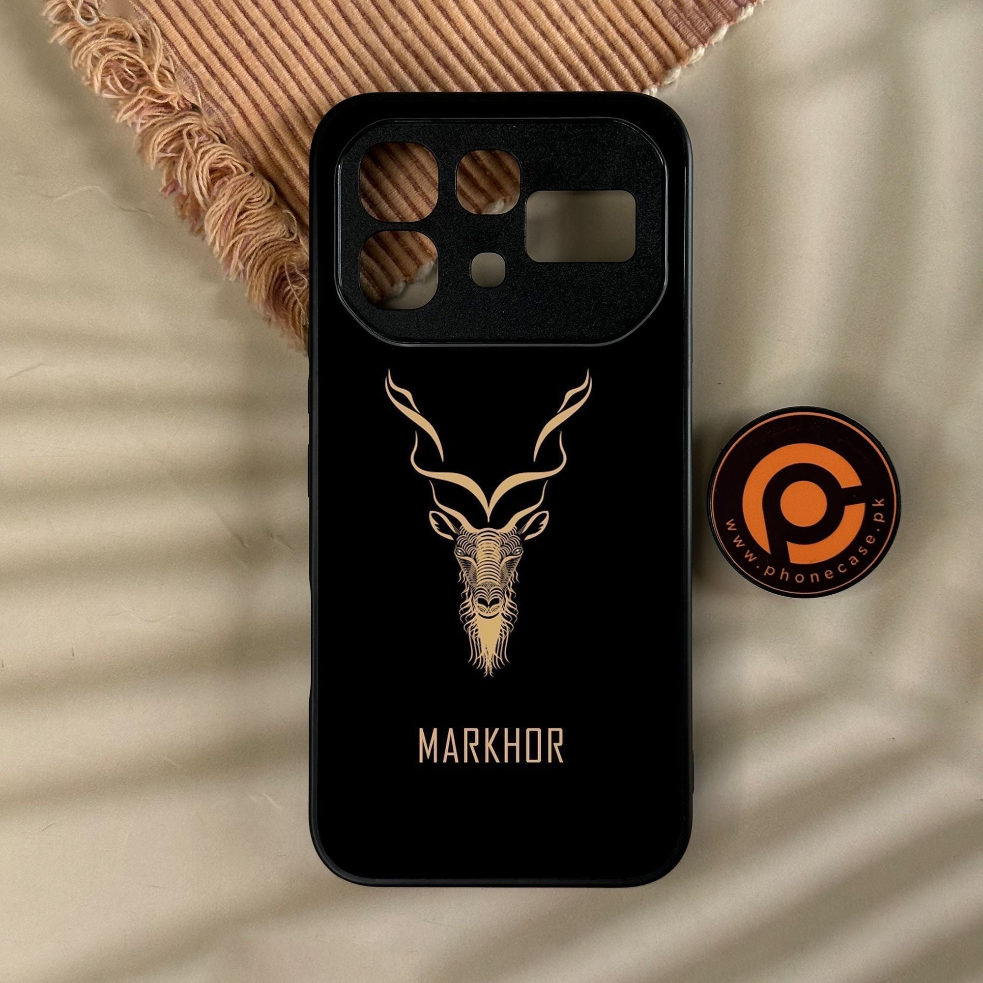 Infinix Note 60 - Markhor Design 3 - Premium Metal Printed Soft Bumper Shock Proof Case
