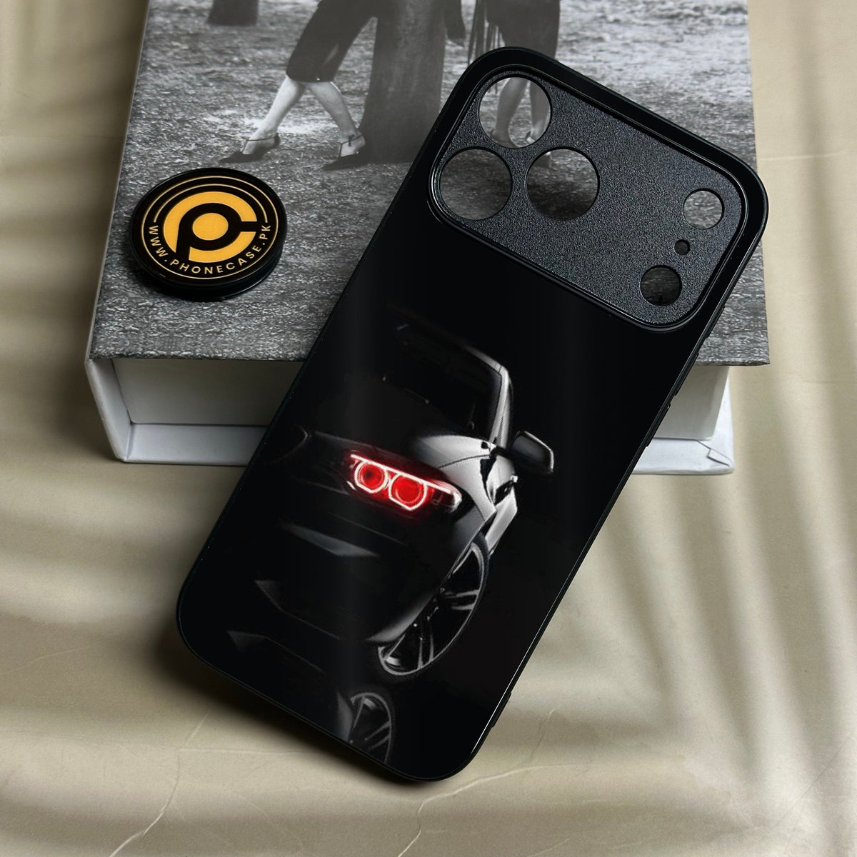 Iphone 18 Pro Max - Black Art Design 6 - Premium Metal Printed Soft Bumper Shock Proof Case