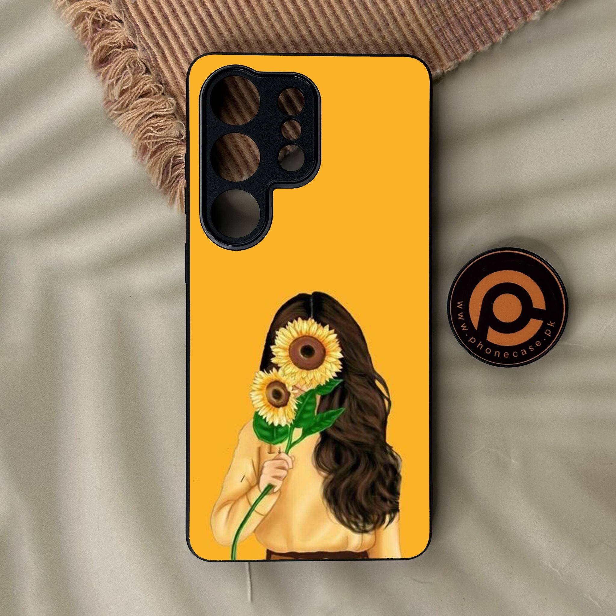 Galaxy S26 Ultra - Anime Girls Design 7 - Premium Metal Printed Soft Bumper Shock Proof Case