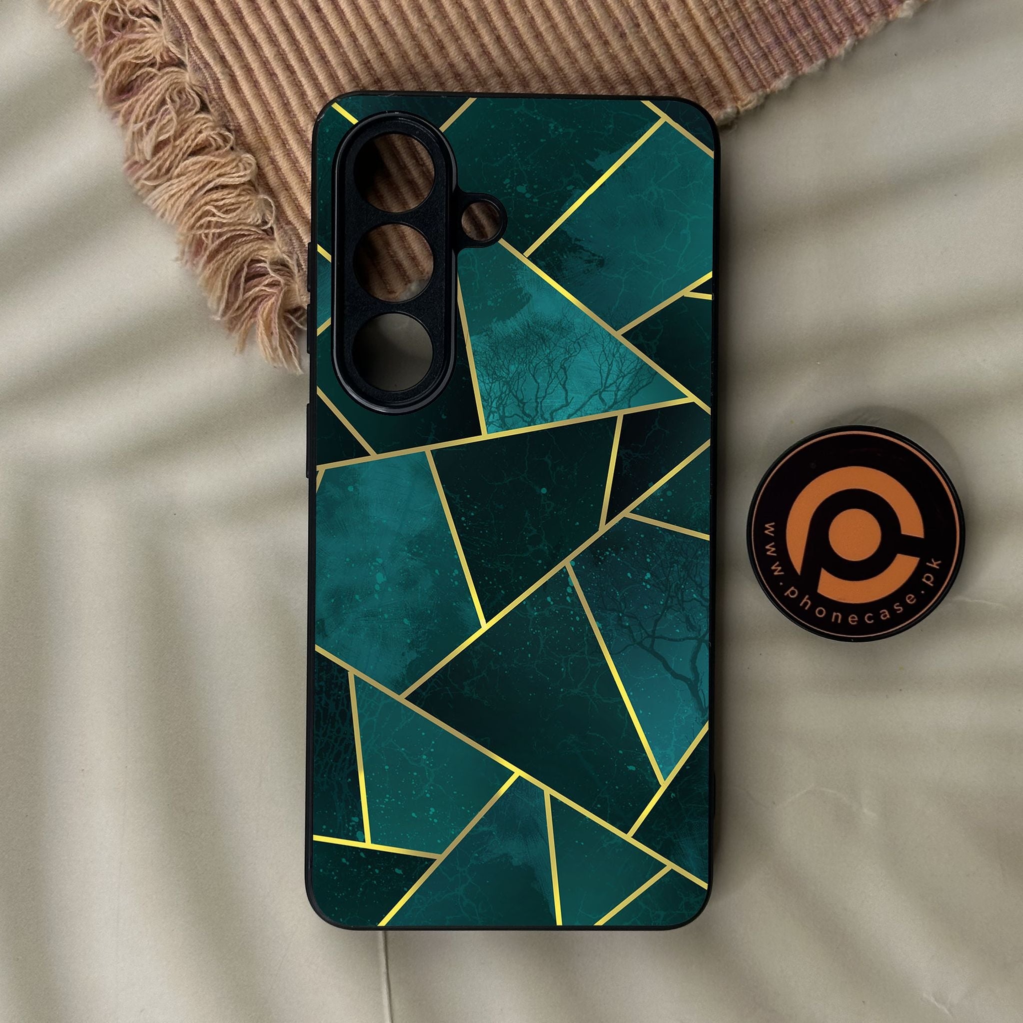 Galaxy S26 - Geometric Design 1 - Premium Metal Printed Soft Bumper Shock Proof Case