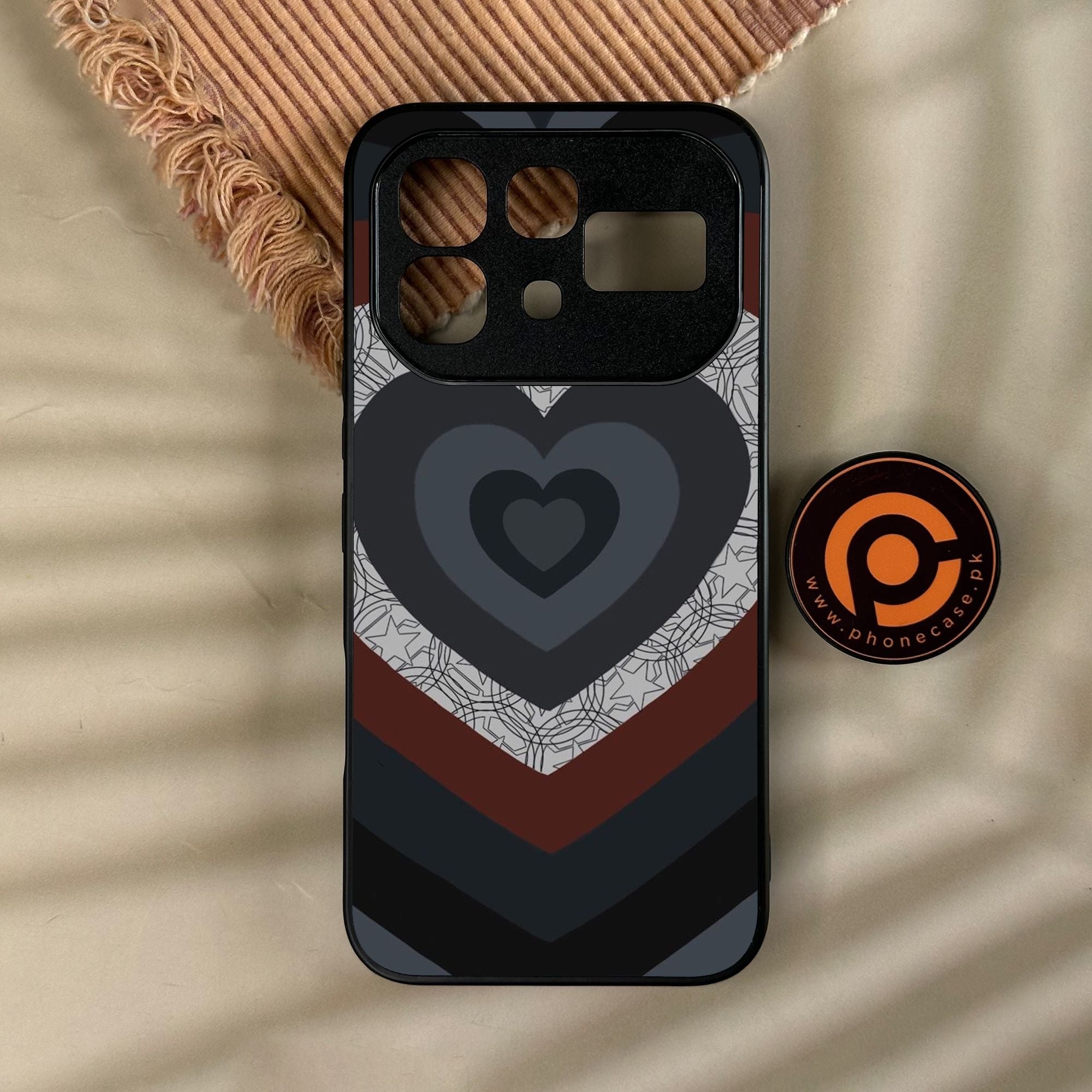 Infinix Note 60 Pro - Heart 2.0 Design 7 - Premium Metal Printed Soft Bumper Shock Proof Case