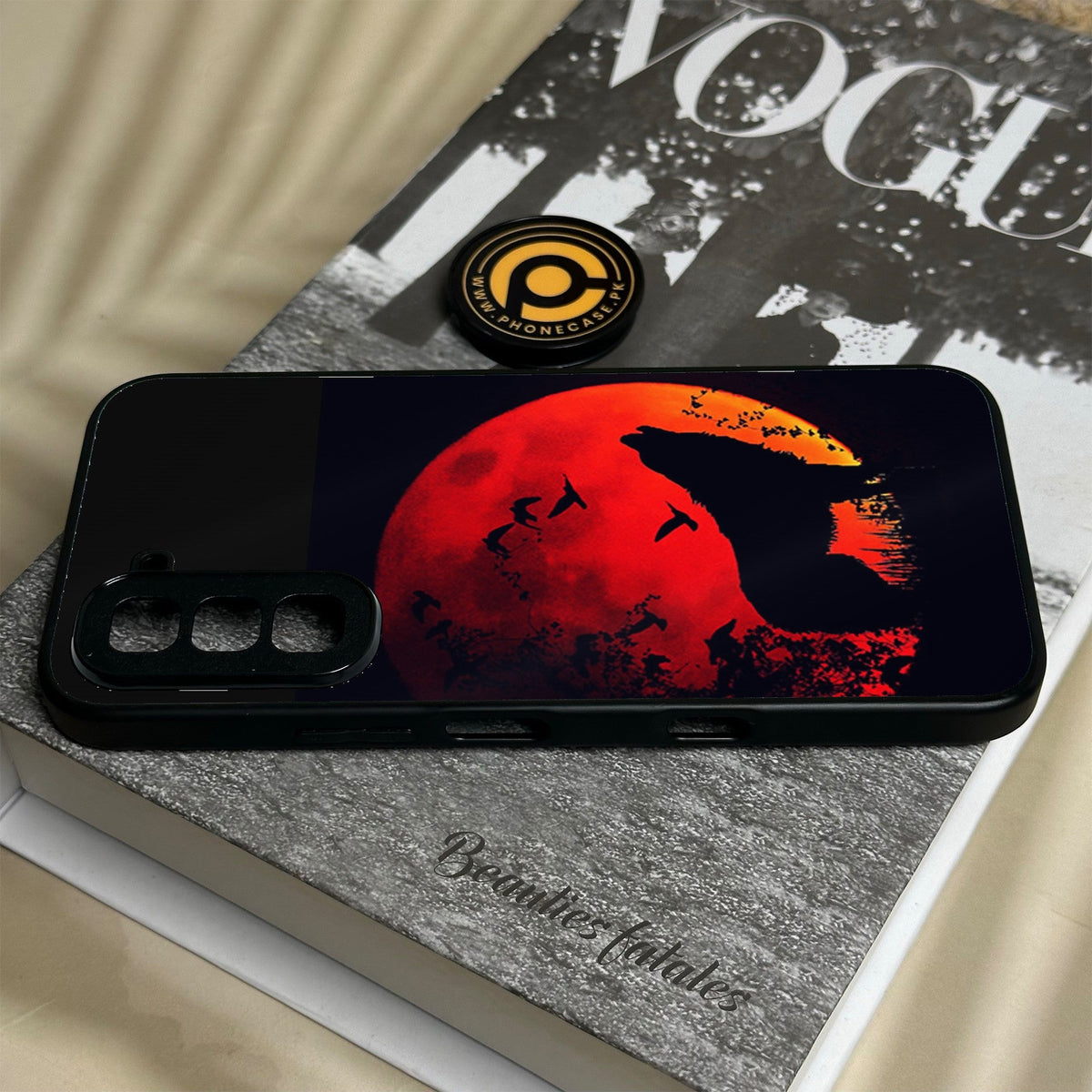 Infinix Hot 70 - Wolf Design 1 - Premium Metal Printed Soft Bumper Shock Proof Case