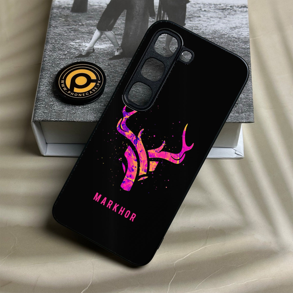 Infinix Hot 70 Pro - Markhor Design 6 - Premium Metal Printed Soft Bumper Shock Proof Case