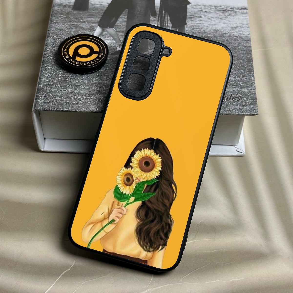 Infinix Hot 70 - Anime Girls Design 7 - Premium Metal Printed Soft Bumper Shock Proof Case