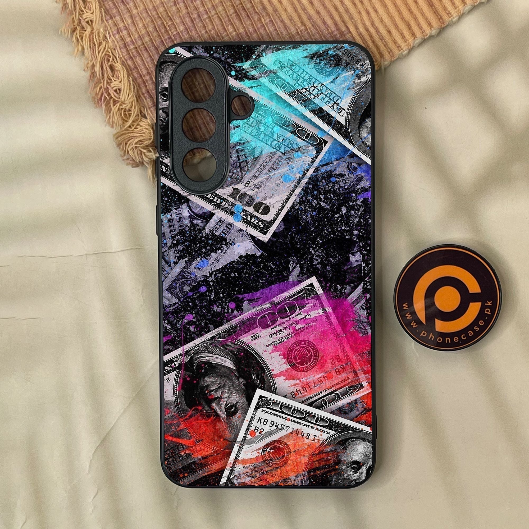 Samsung Galaxy A37 - Dollar Design 4 - Premium Metal Printed Soft Bumper Shock Proof Case