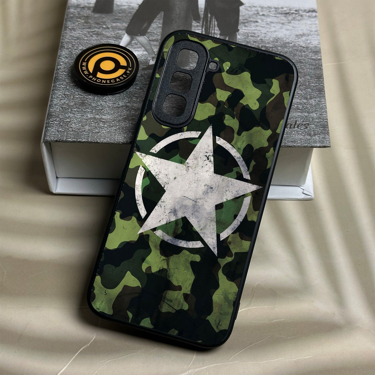 Infinix Hot 70 - Ndcom - Premium Metal Printed Soft Bumper Shock Proof Case