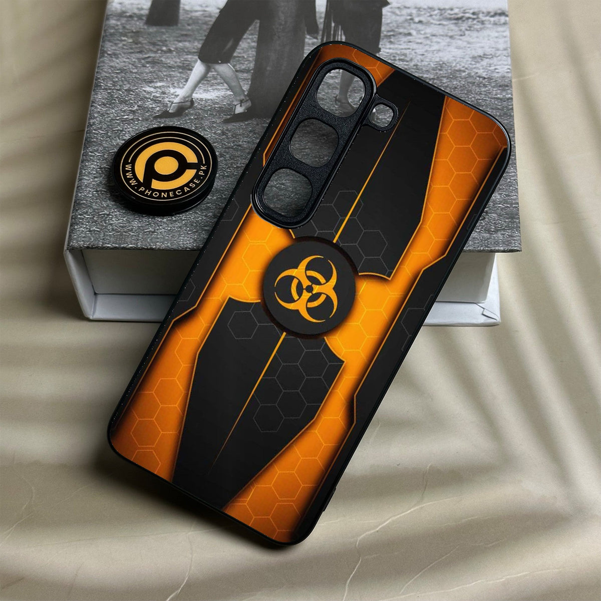 Infinix Hot 70 Pro - Biohazard Design 2 - Premium Metal Printed Soft Bumper Shock Proof Case