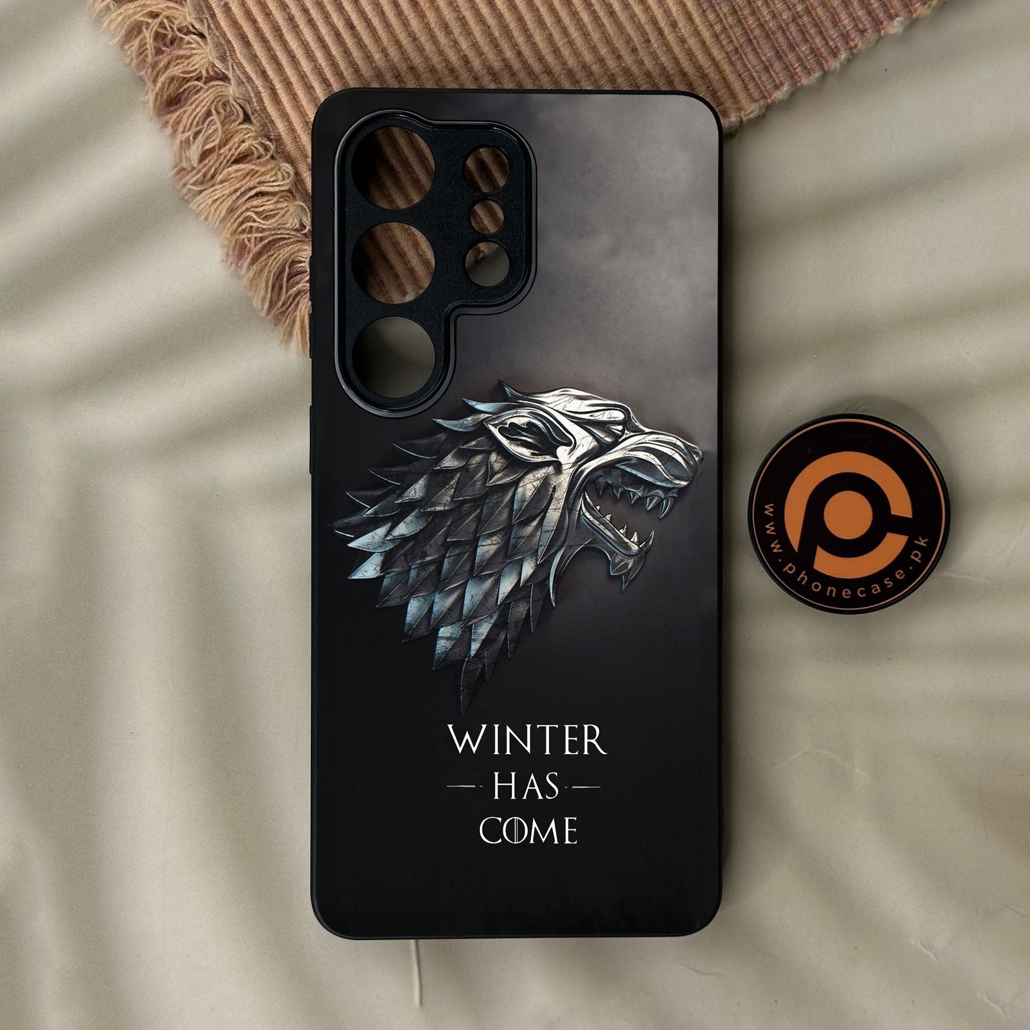 Galaxy S26 Ultra - Winter Has Come Got - Premium Metal Printed Soft Bumper Shock Proof Case
