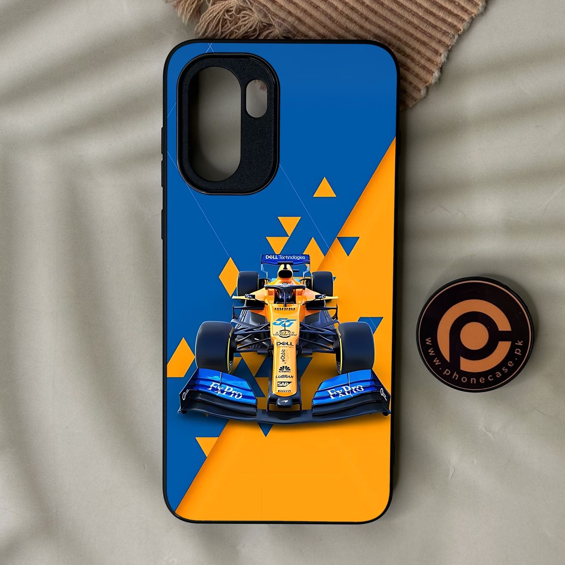 OnePlus Ace 6 - Formula 1 Design 7 - Premium Metal Printed Soft Bumper Shock Proof Case
