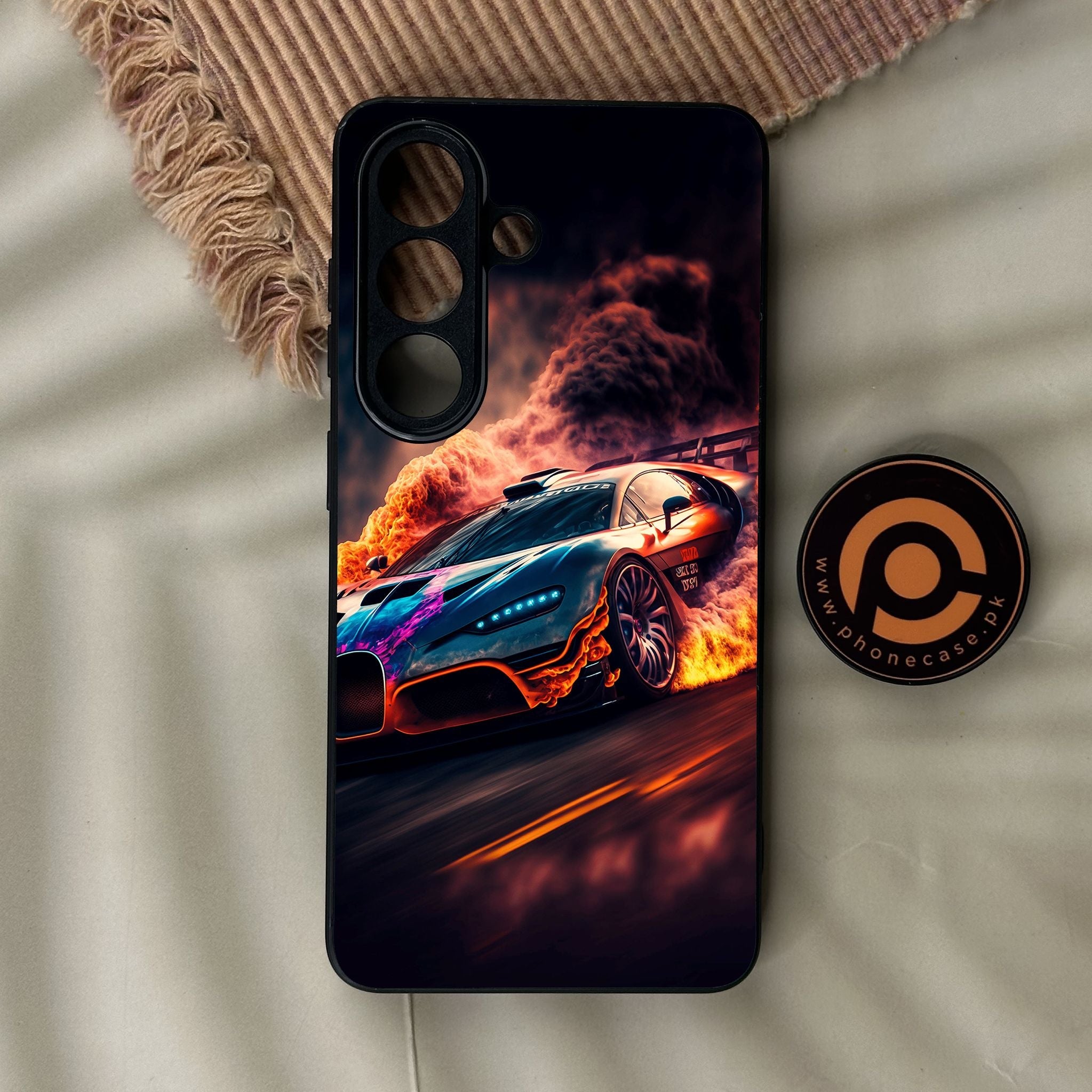 Galaxy S26 - Racing Design 4 - Premium Metal Printed Soft Bumper Shock Proof Case
