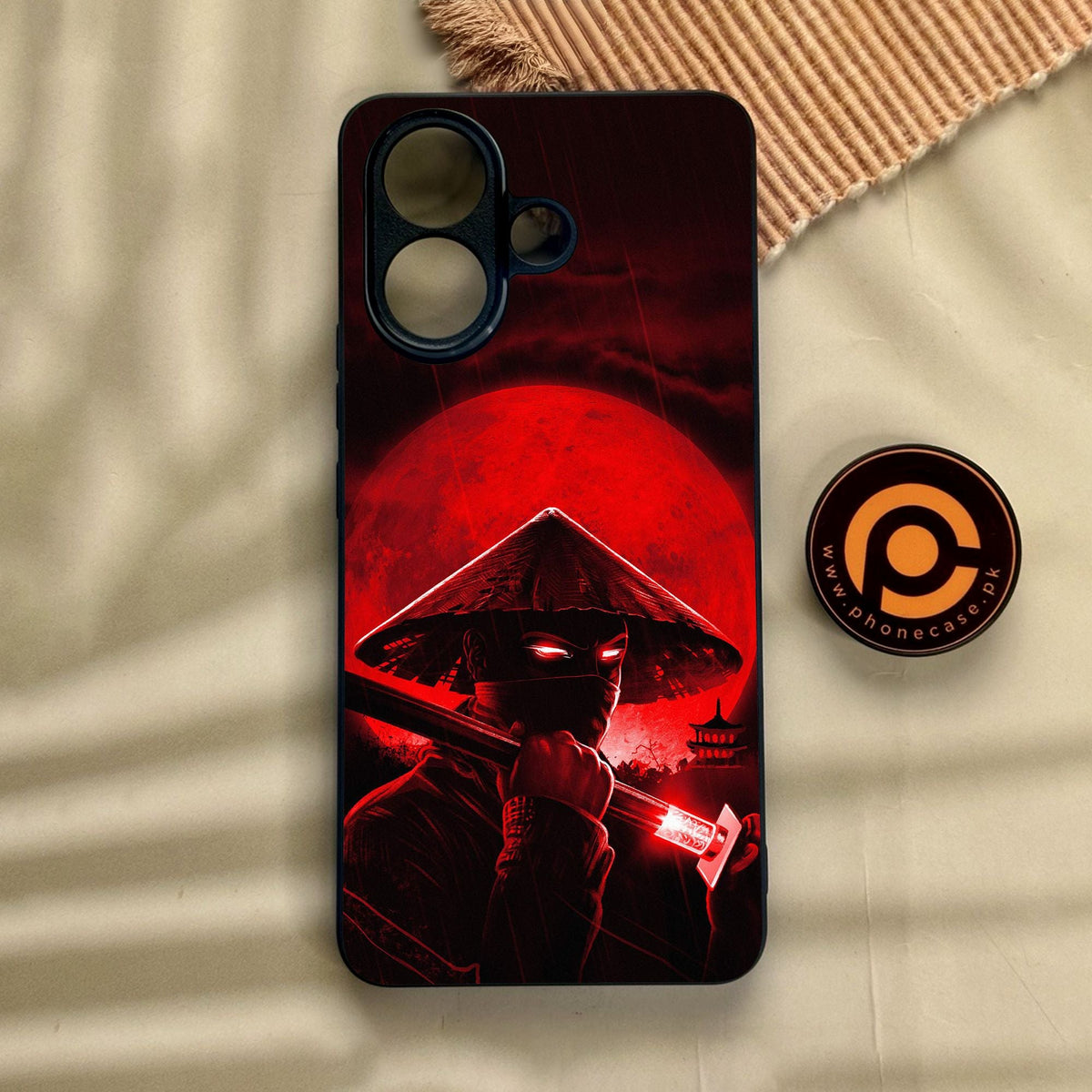 Vivo V60 Lite  - Ninja Design 2 - Premium Metal Printed Soft Bumper Shock Proof Case